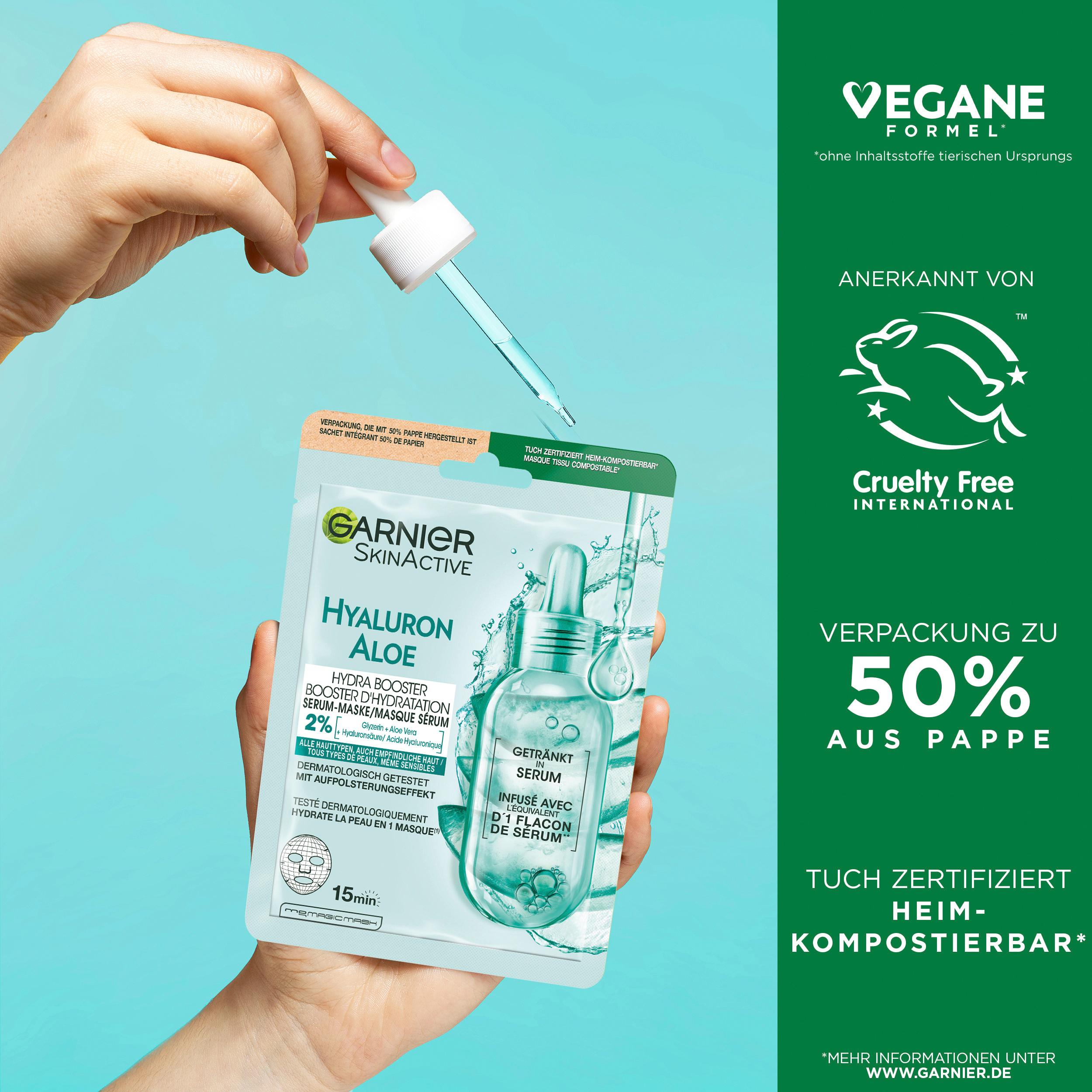 Produktbild Garnier Skin Active Tuchmaske Hyaluron Aloe 11 von 11