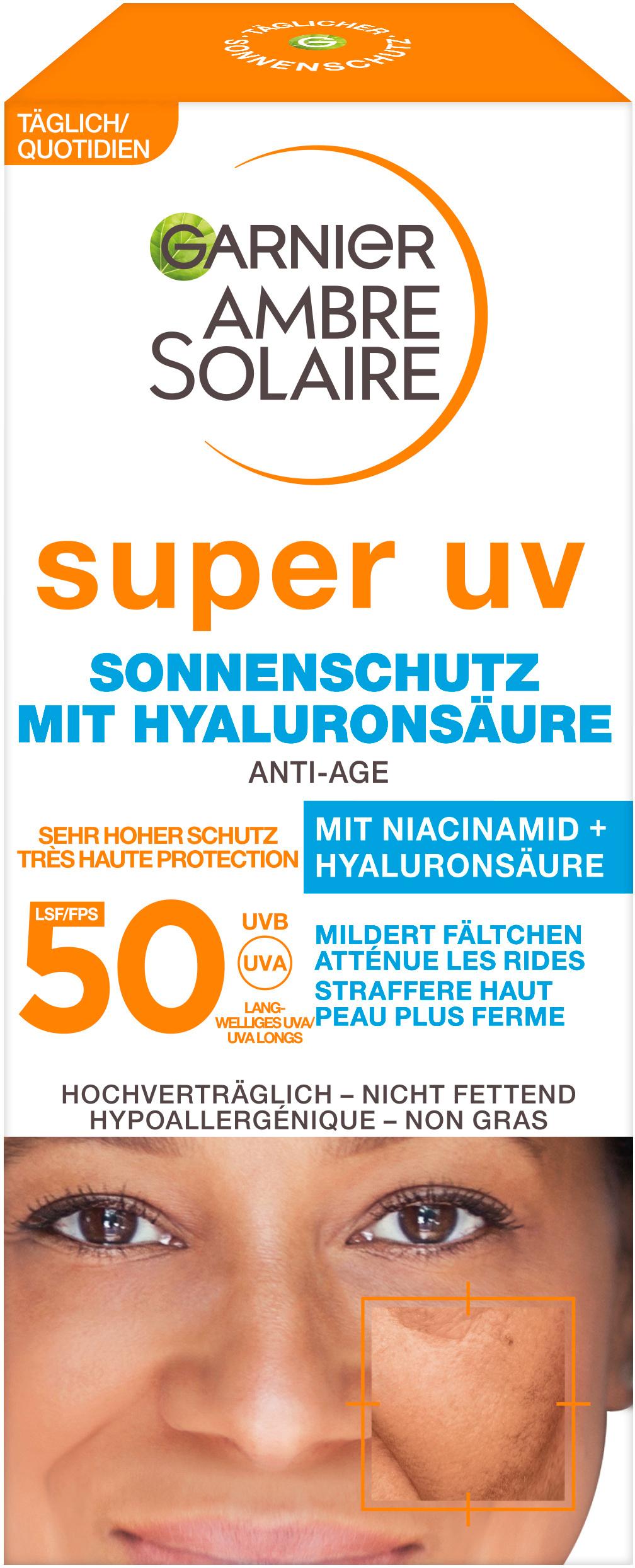 Garnier Ambre Solaire Anti-Age Sonnenschutz-Milch LSF50+