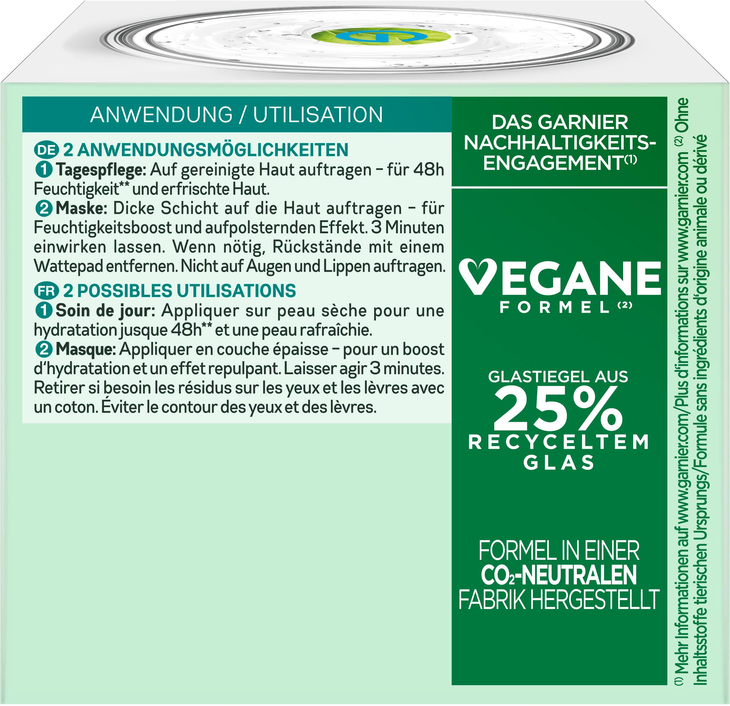 Produktbild Garnier Skin Active Hyaluron Aloe Vera Gel-Creme Tagescreme 12 von 15