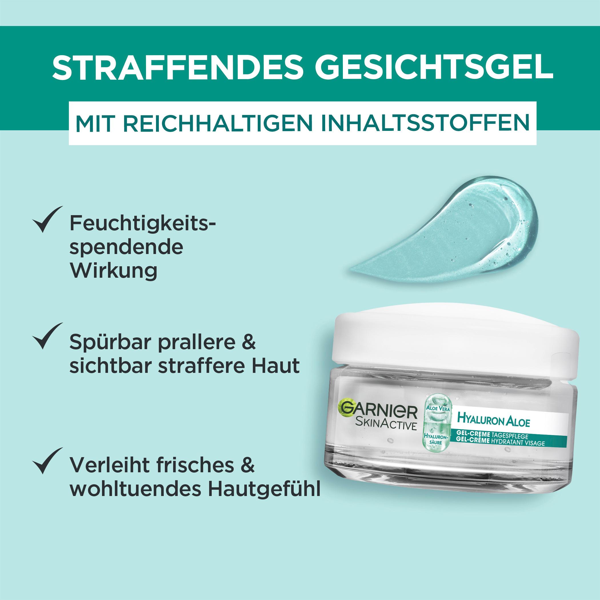 Produktbild Garnier Skin Active Hyaluron Aloe Vera Gel-Creme Tagescreme 3 von 15