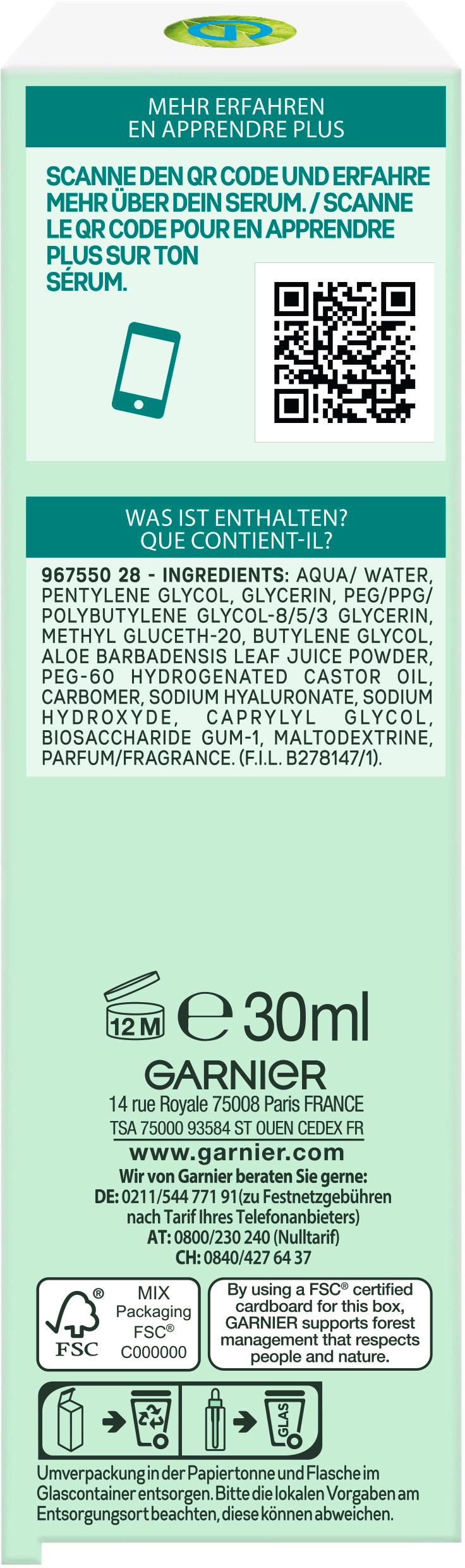 Produktbild Garnier Skin Active Serum Aloe Hydra Booster 11 von 14