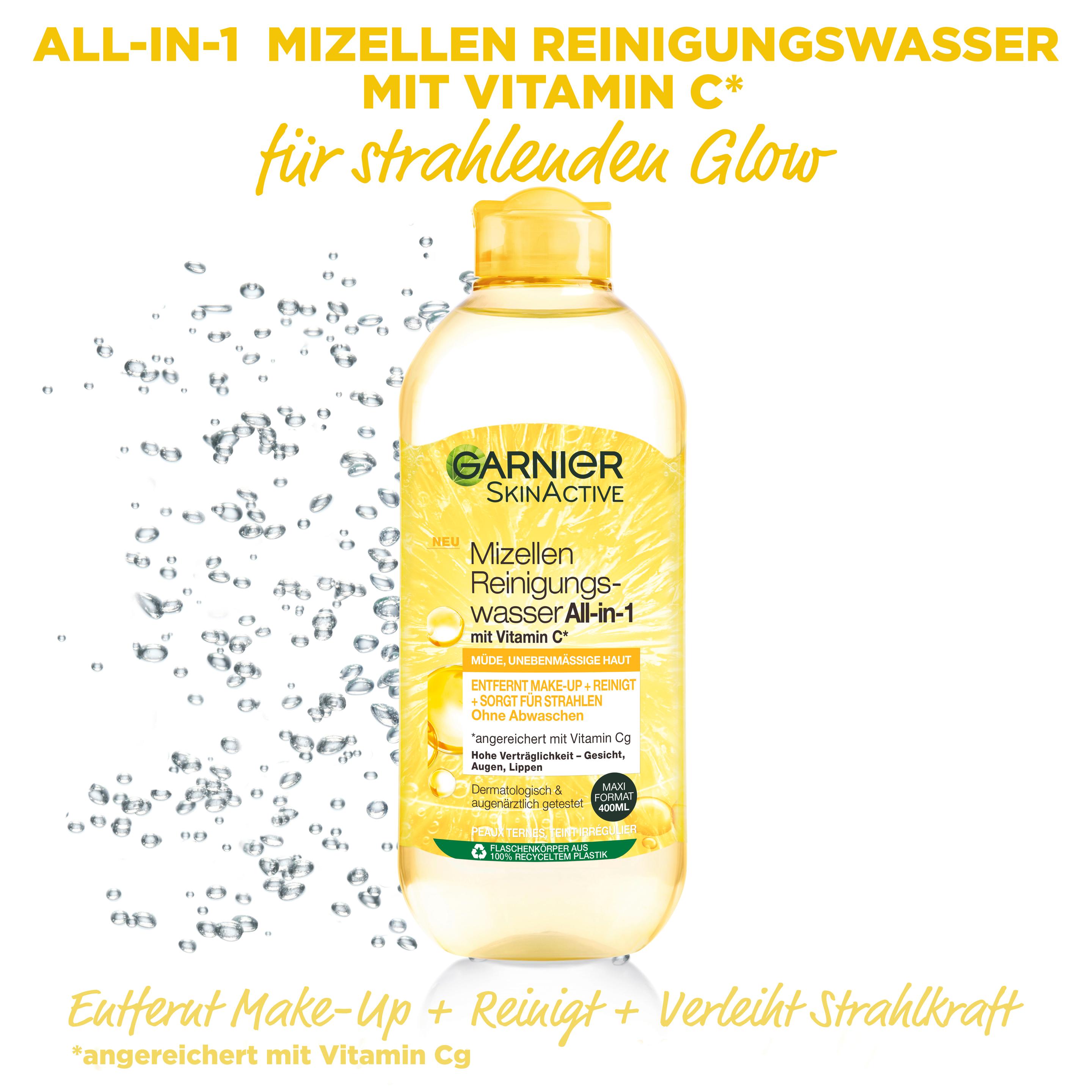 Produktbild Garnier Skin Active Mizellen Reinigungswasser Vitamin C für müde Haut 15 von 23