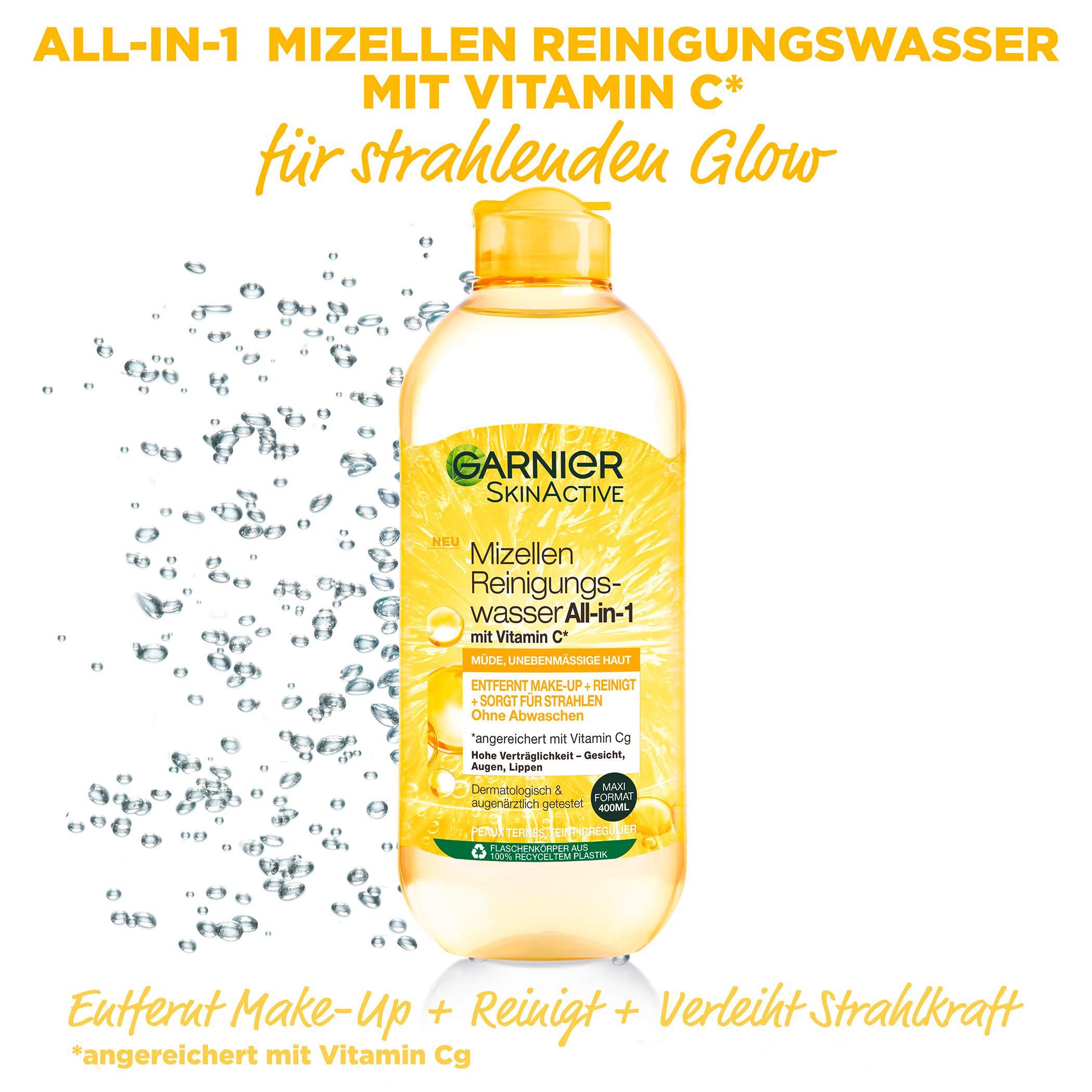 Produktbild Garnier Skin Active Mizellen Reinigungswasser Vitamin C für müde Haut 11 von 23