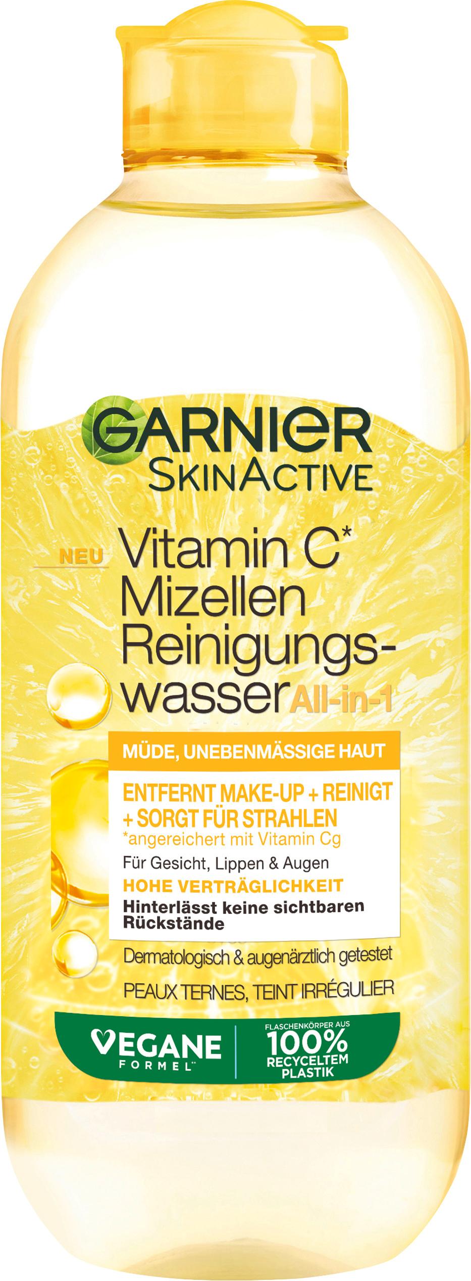 Garnier Skin Active Mizellen Reinigungswasser Vitamin C für müde Haut