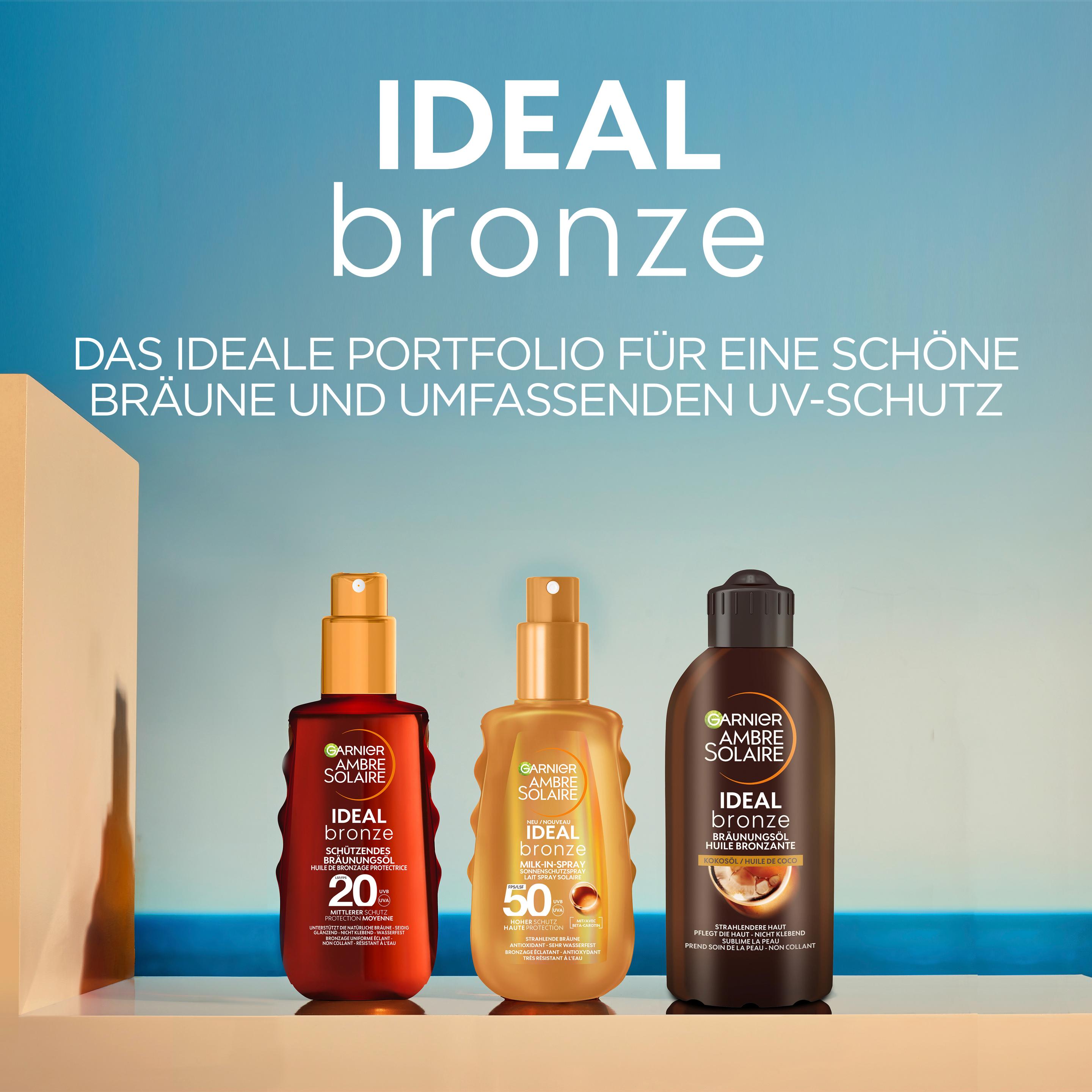 Produktbild Garnier Ambre Solaire Bräunungs-Öl Ideal SPF20 3 von 9