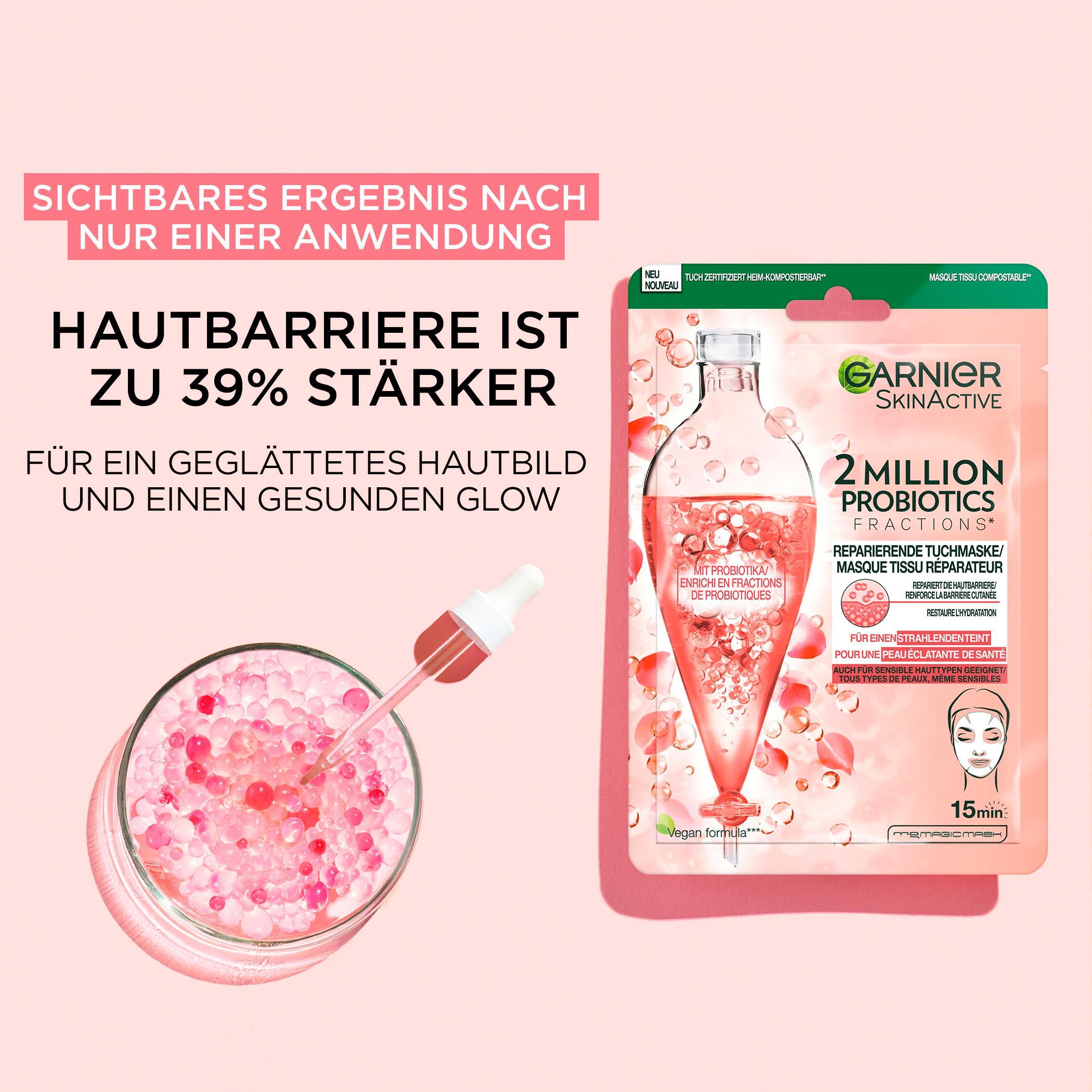 Produktbild Garnier Skin Active Tuchmaske 2 Million Probiotics 3 von 8