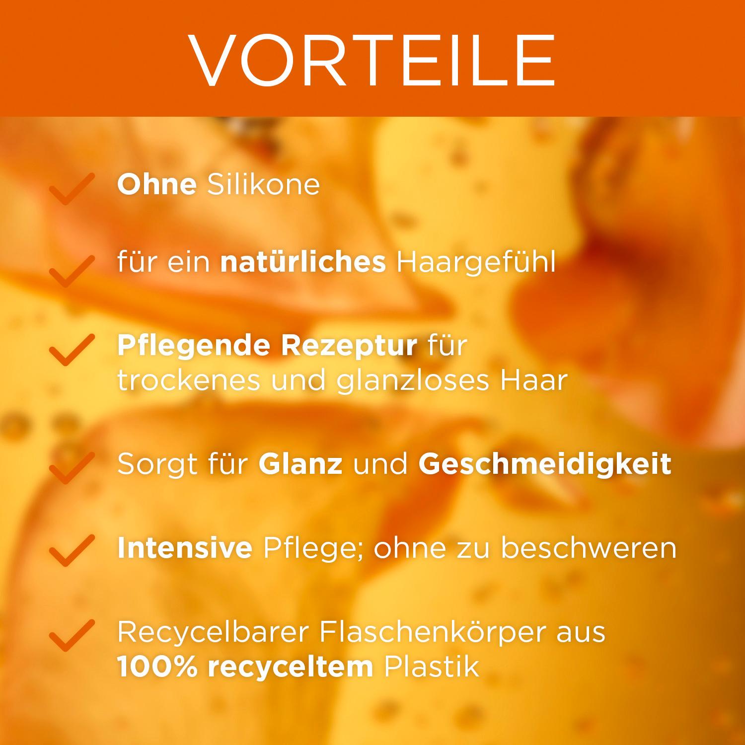 Produktbild Garnier Wahre Schätze Pflegendes Öl-Shampoo Argan-&Camelia-Öl - Intensive Pflege für trockenes und glanzloses Haar 4 von 8