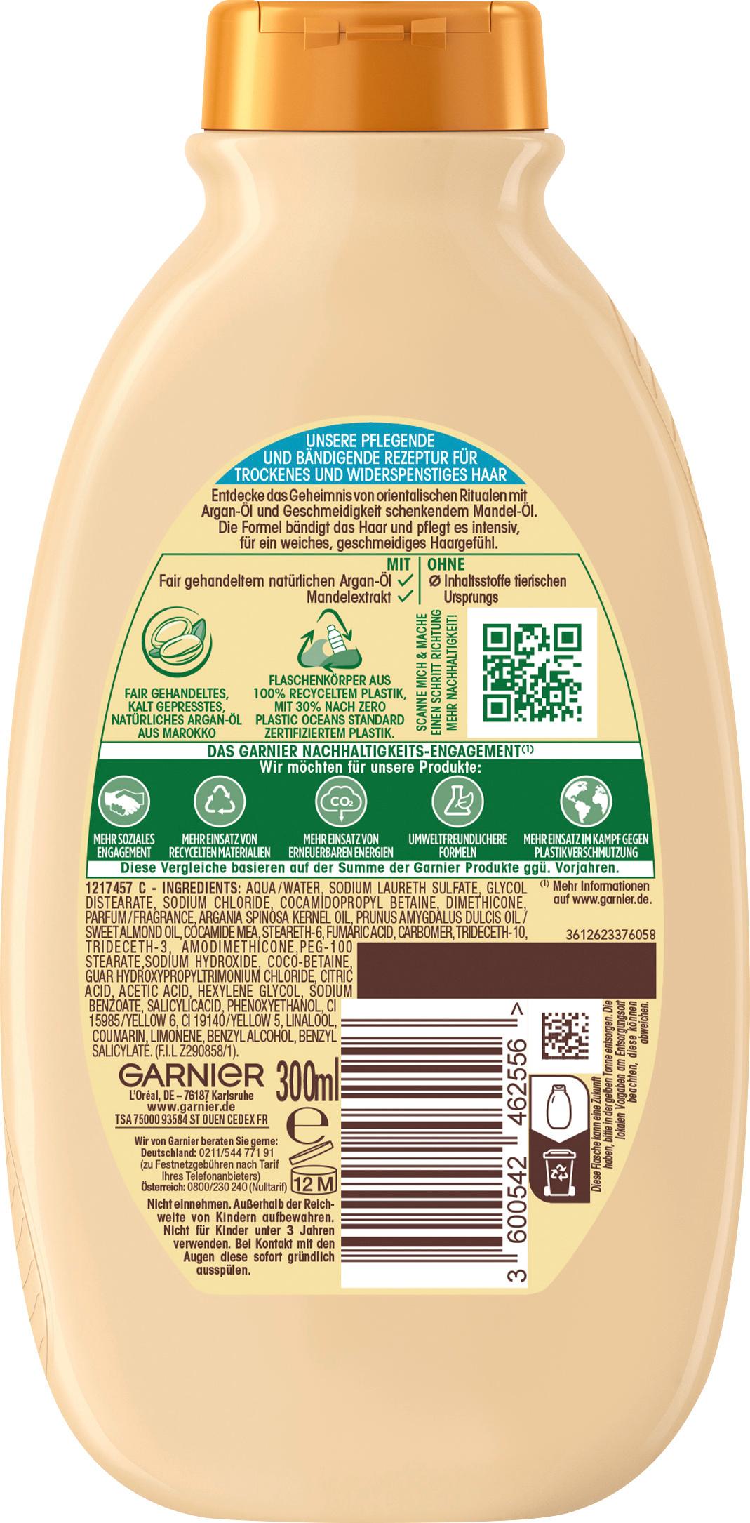 Produktbild Garnier Wahre Schätze Shampoo Argan-Mandelcreme 2 von 2