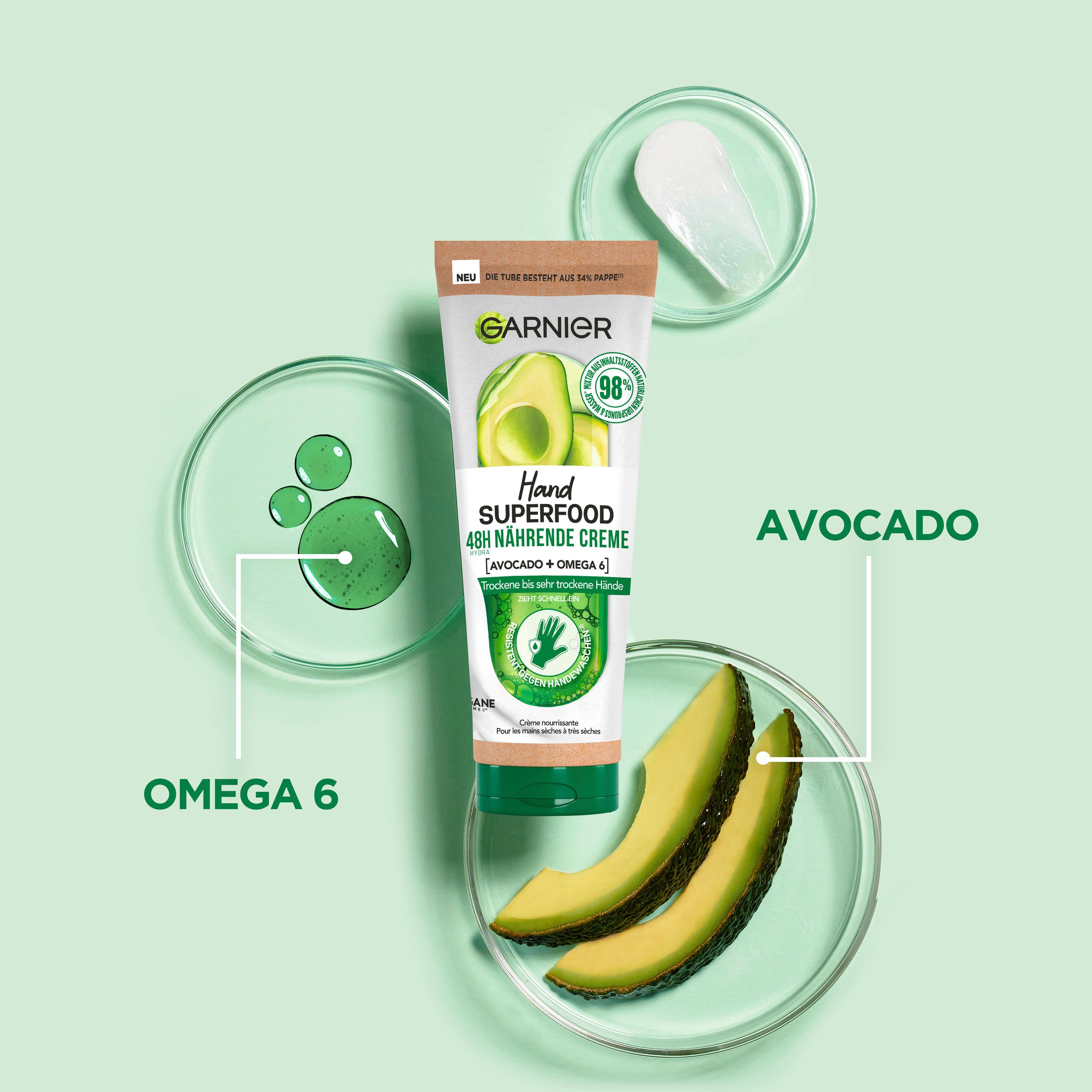 Produktbild Garnier Hand Superfood Handcreme AVOCADO 3 von 10