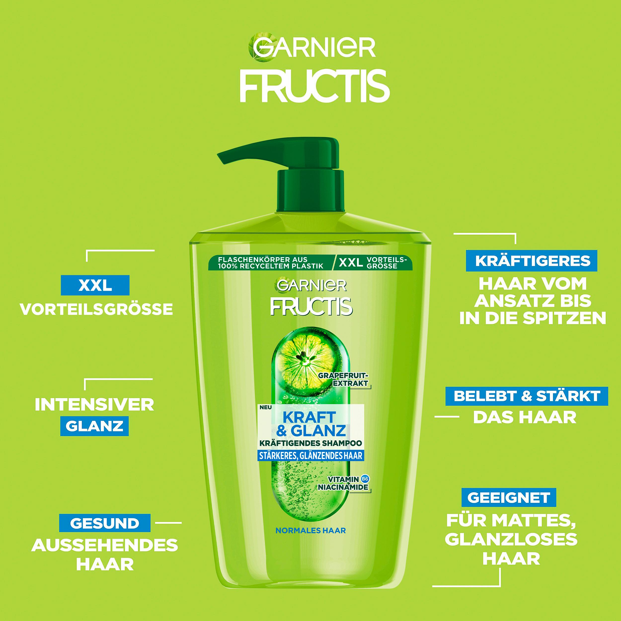 Produktbild Garnier Fructis Kraft&Glanz Shampoo 7 von 8