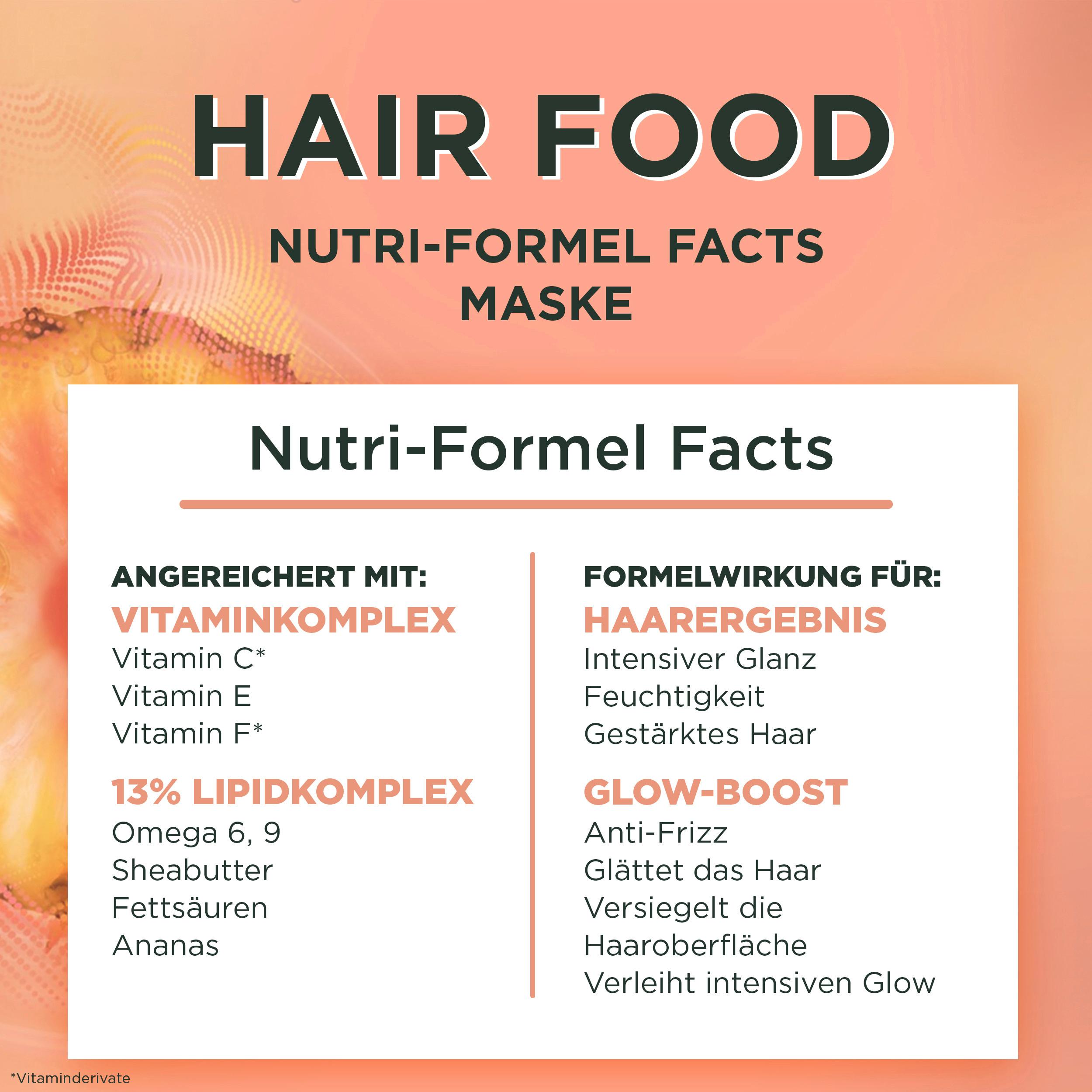 Produktbild Garnier Fructis Maske Hairfood Ananas 3 von 8