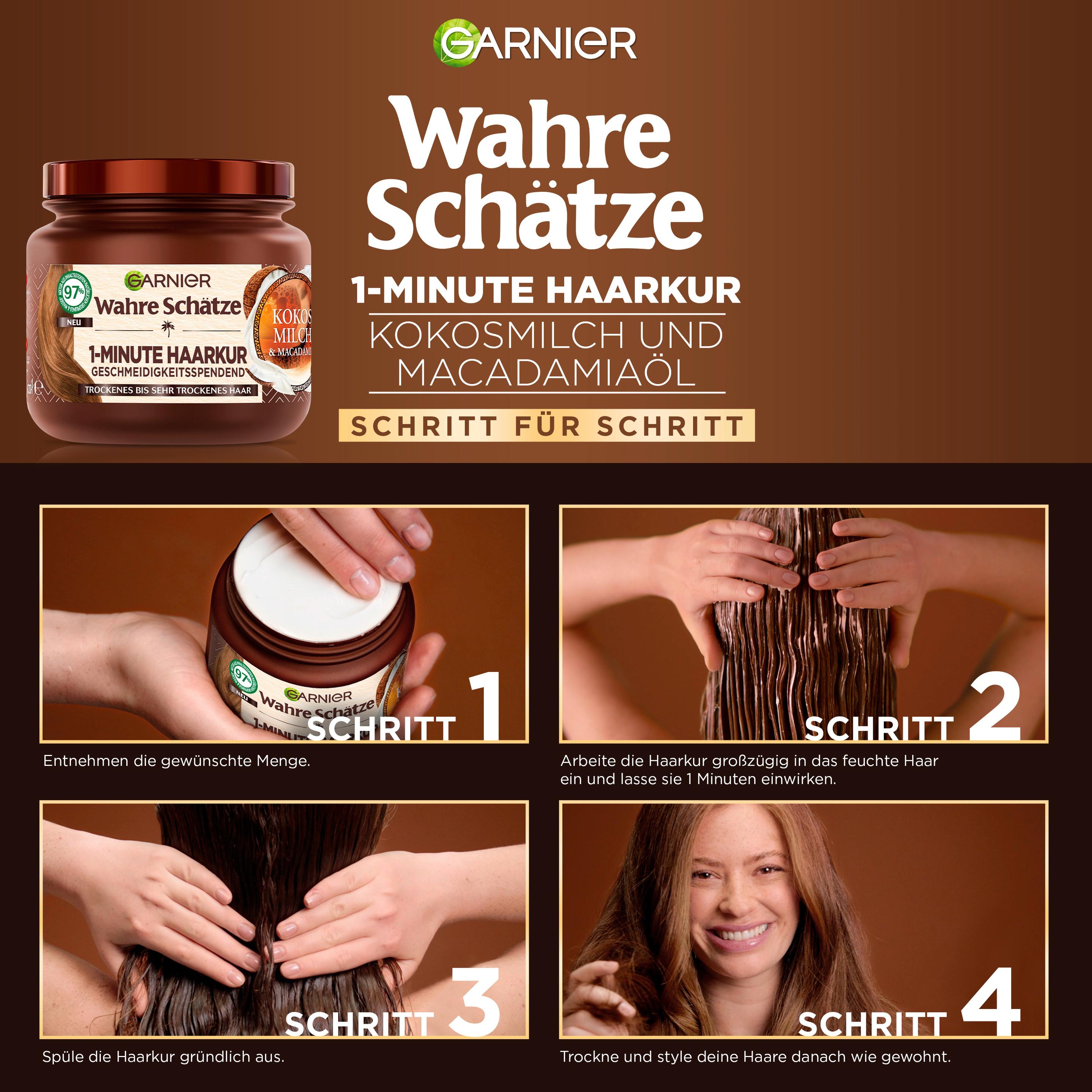 Produktbild Garnier Wahre Schätze Haarkur Hair Remedy Coco Milk 4 von 15