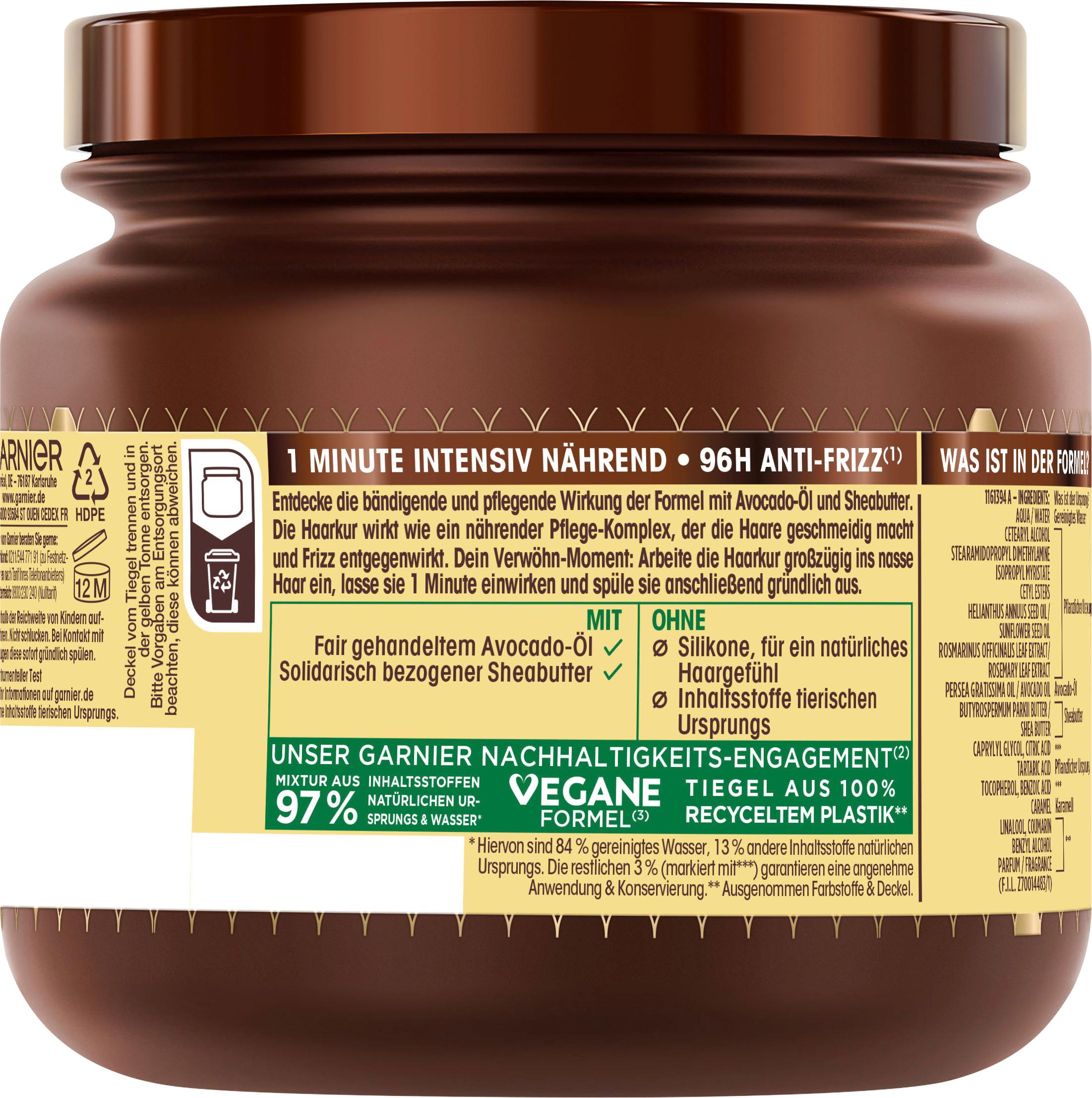 Produktbild Garnier Wahre Schätze Haarkur Hair Remedy Avocado 2 von 12