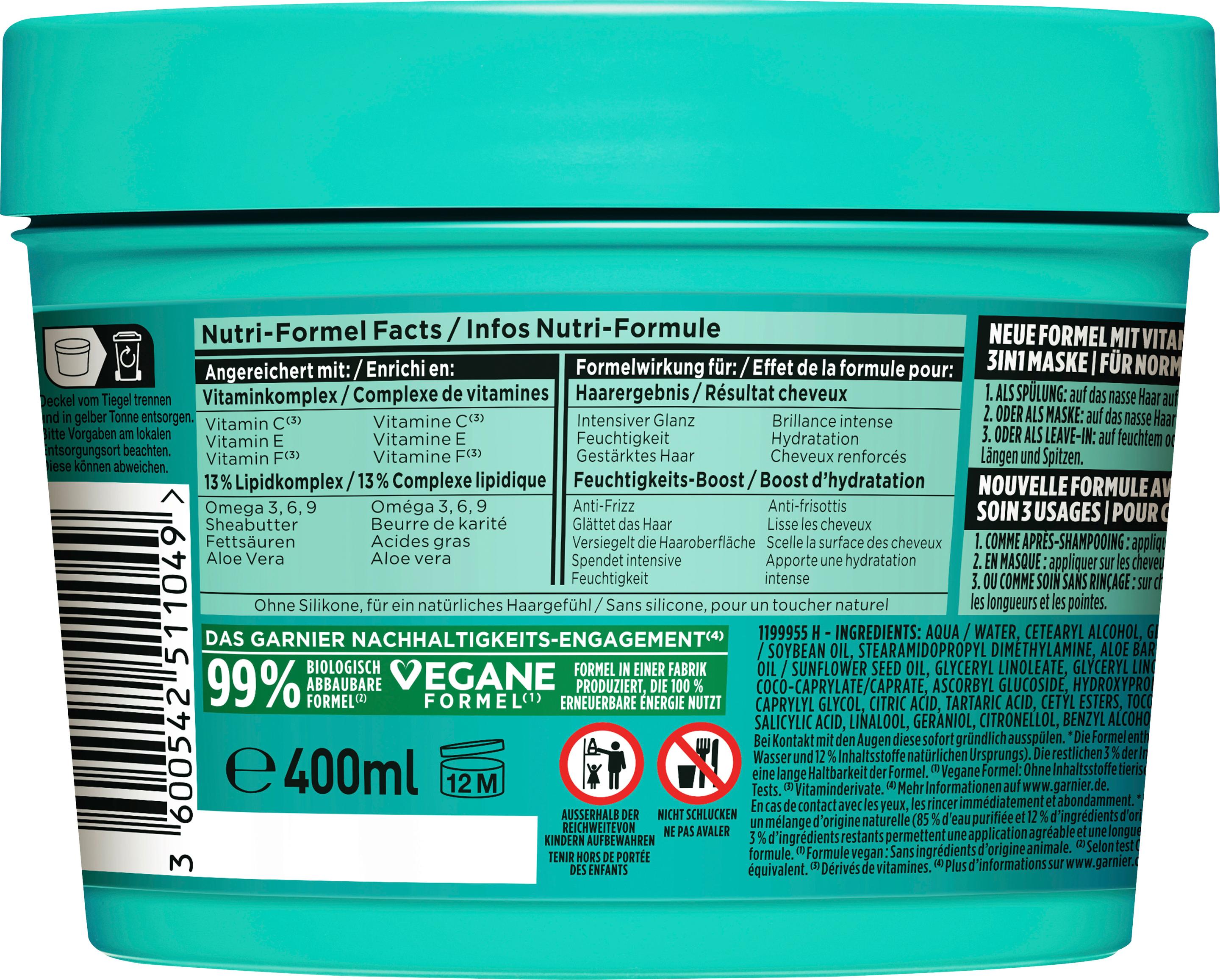 Produktbild Garnier Fructis Maske Hair Food Aloe Vera 2 von 8