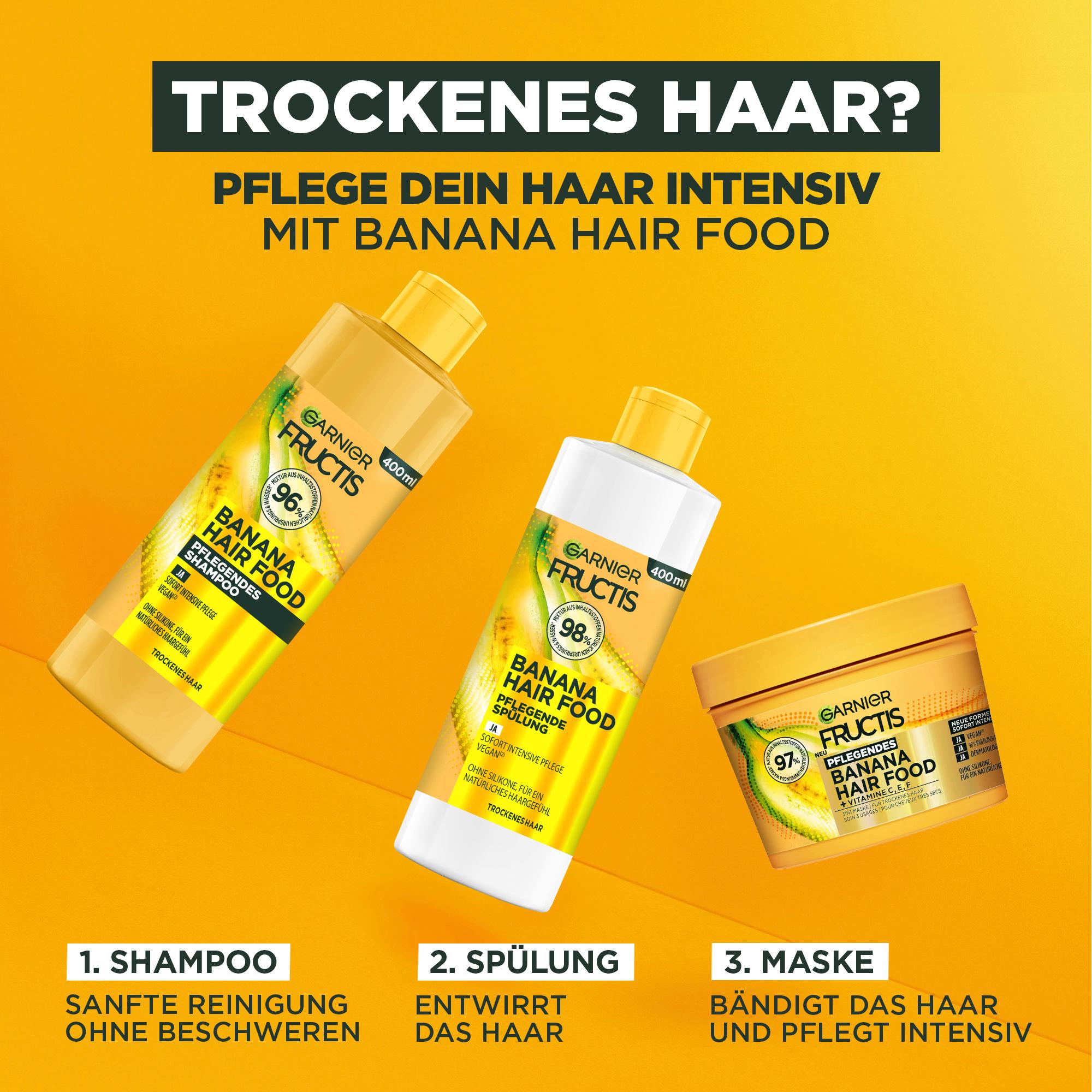 Produktbild Garnier Fructis Maske Hairfood Banane 4 von 9