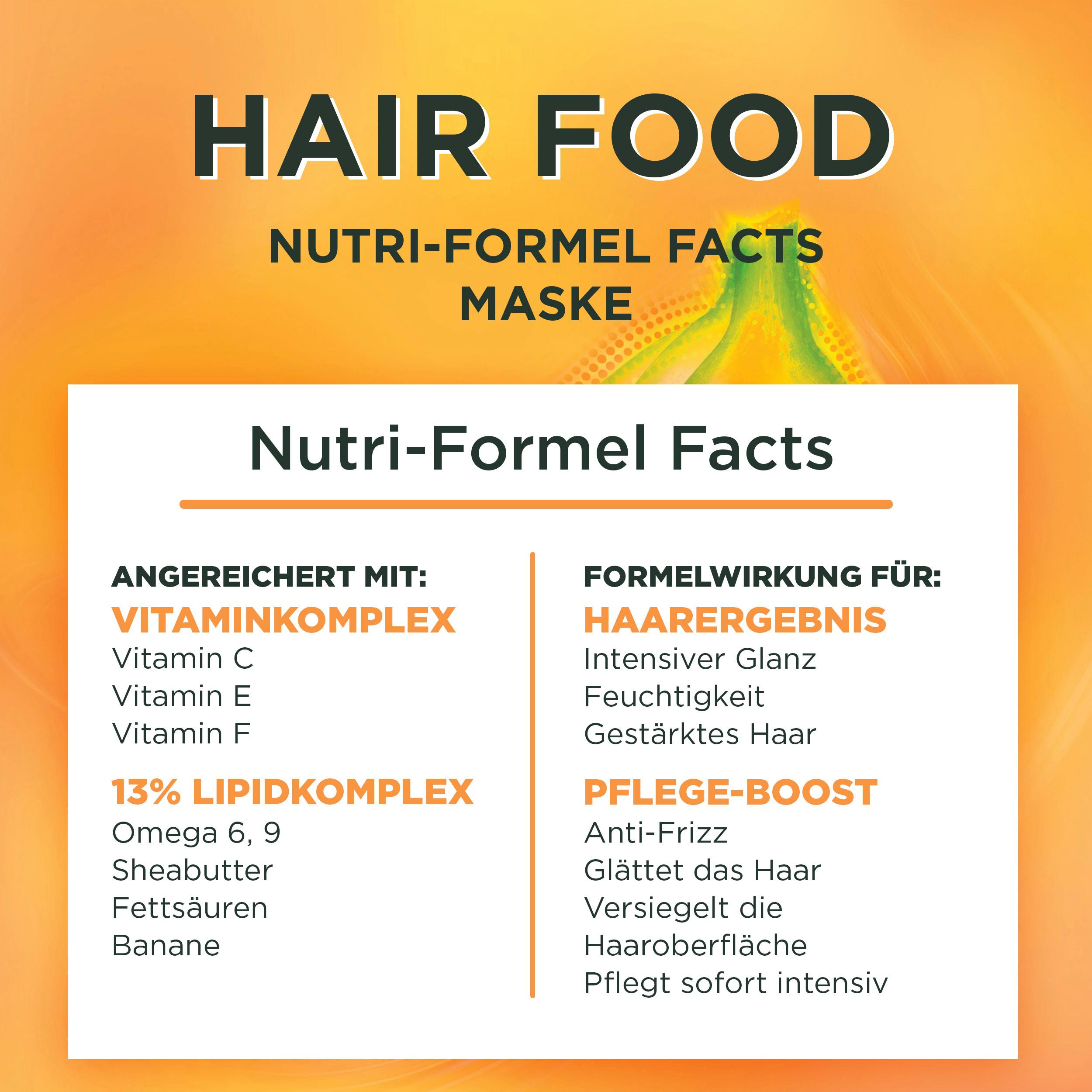 Produktbild Garnier Fructis Maske Hairfood Banane 6 von 9