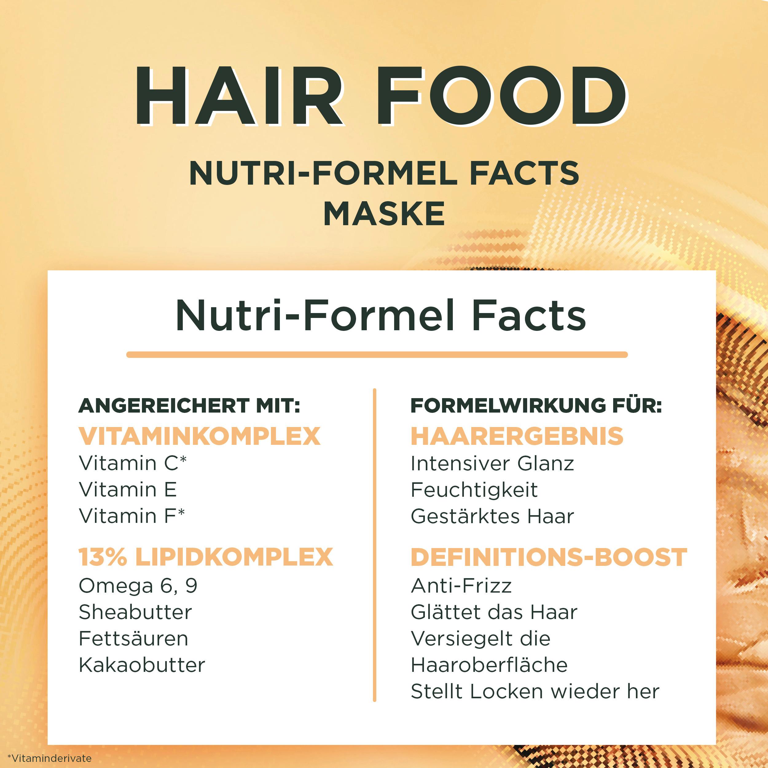 Produktbild Garnier Fructis Maske Hairfood Kakao Butter 6 von 8