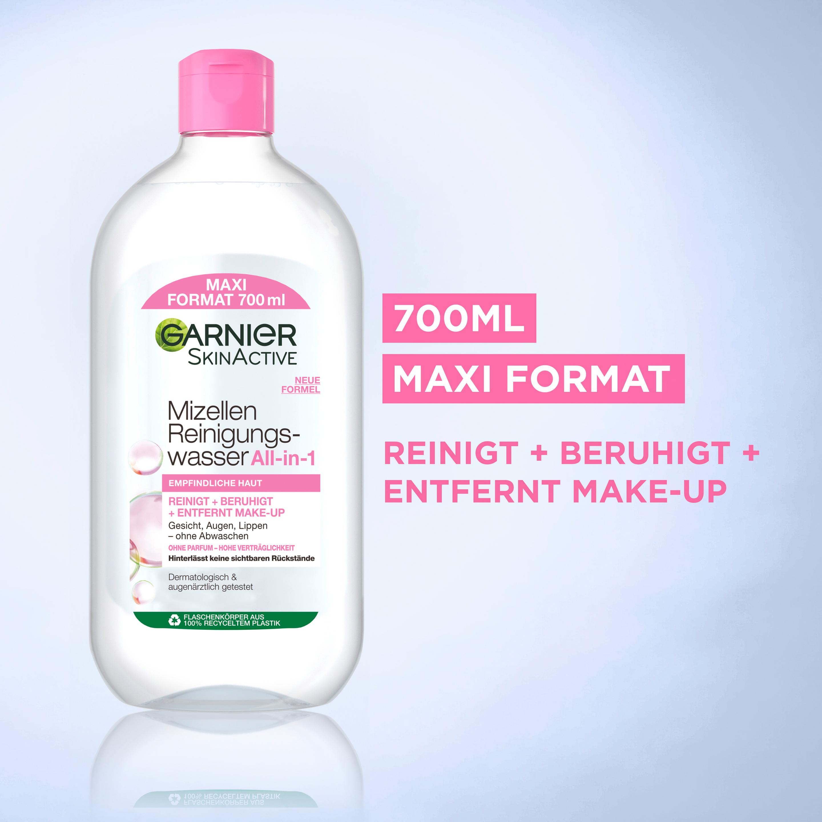 Produktbild Garnier Skin Active Mizellenwasser All-in-1 Sensitive Maxi 3 von 12