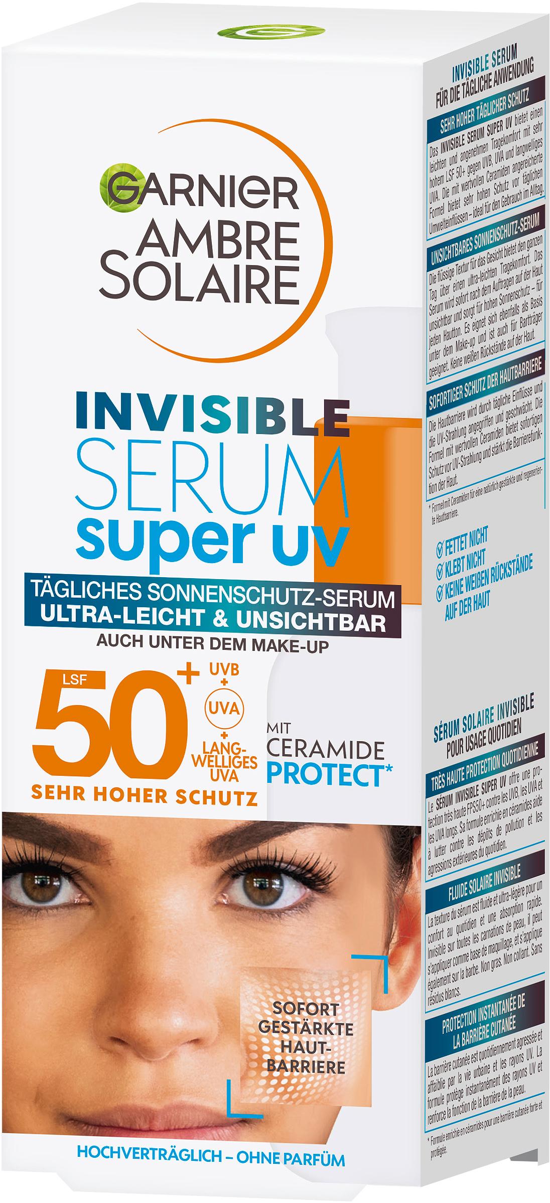 Produktbild Garnier Ambre Solaire Super UV Gesichtsserum LSF50 11 von 19