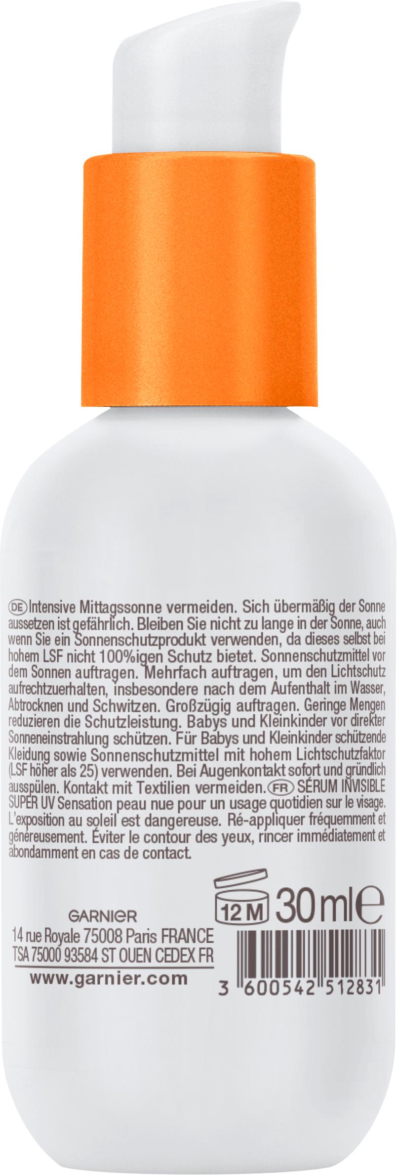 Produktbild Garnier Ambre Solaire Super UV Gesichtsserum LSF50 16 von 19
