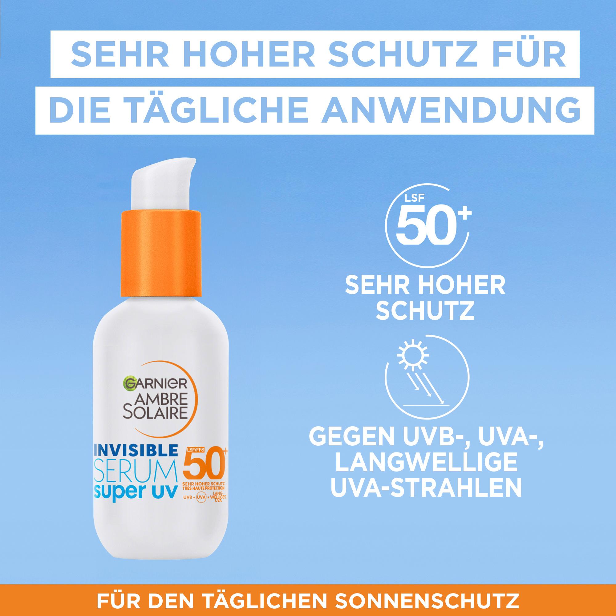 Produktbild Garnier Ambre Solaire Super UV Gesichtsserum LSF50 17 von 19