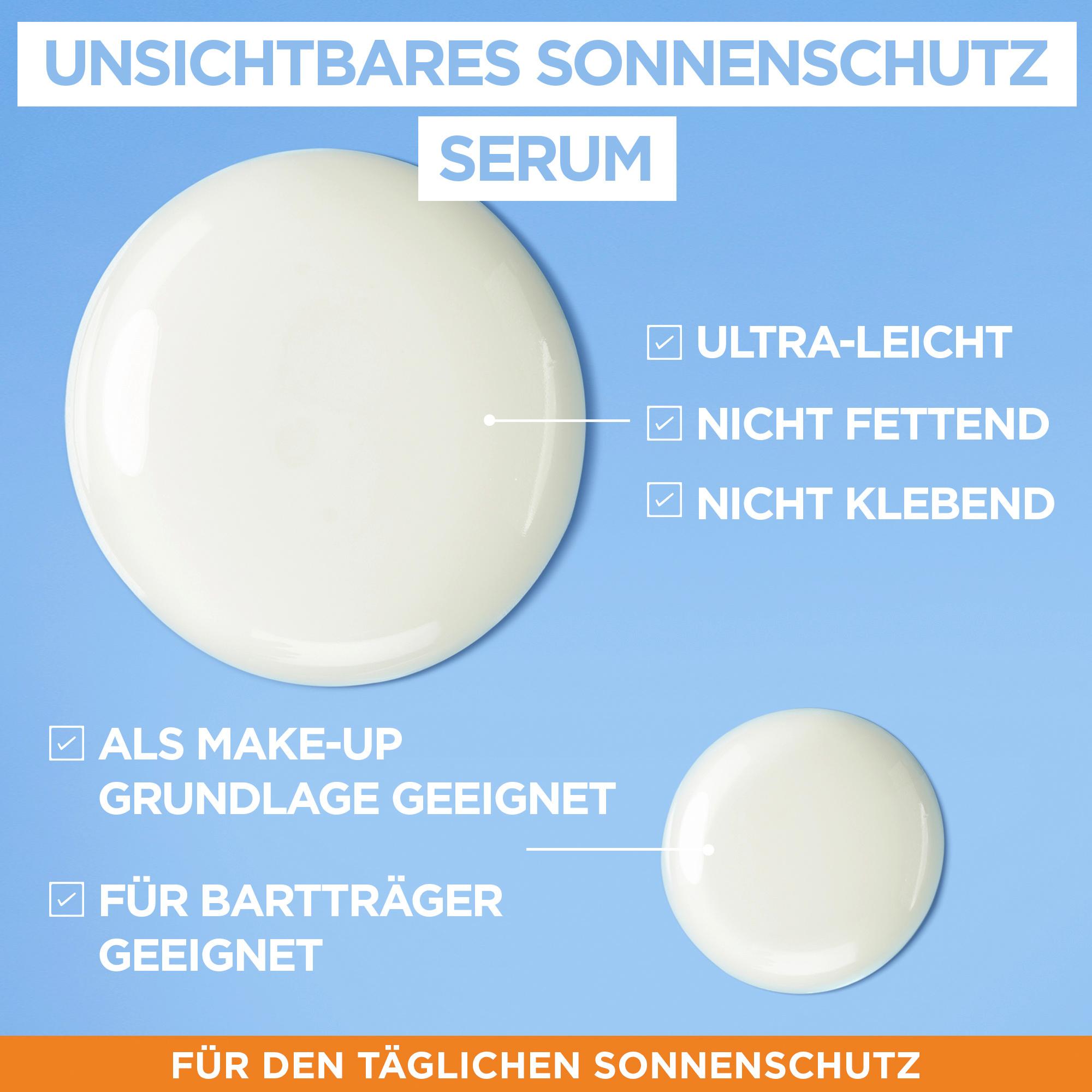 Produktbild Garnier Ambre Solaire Super UV Gesichtsserum LSF50 3 von 19