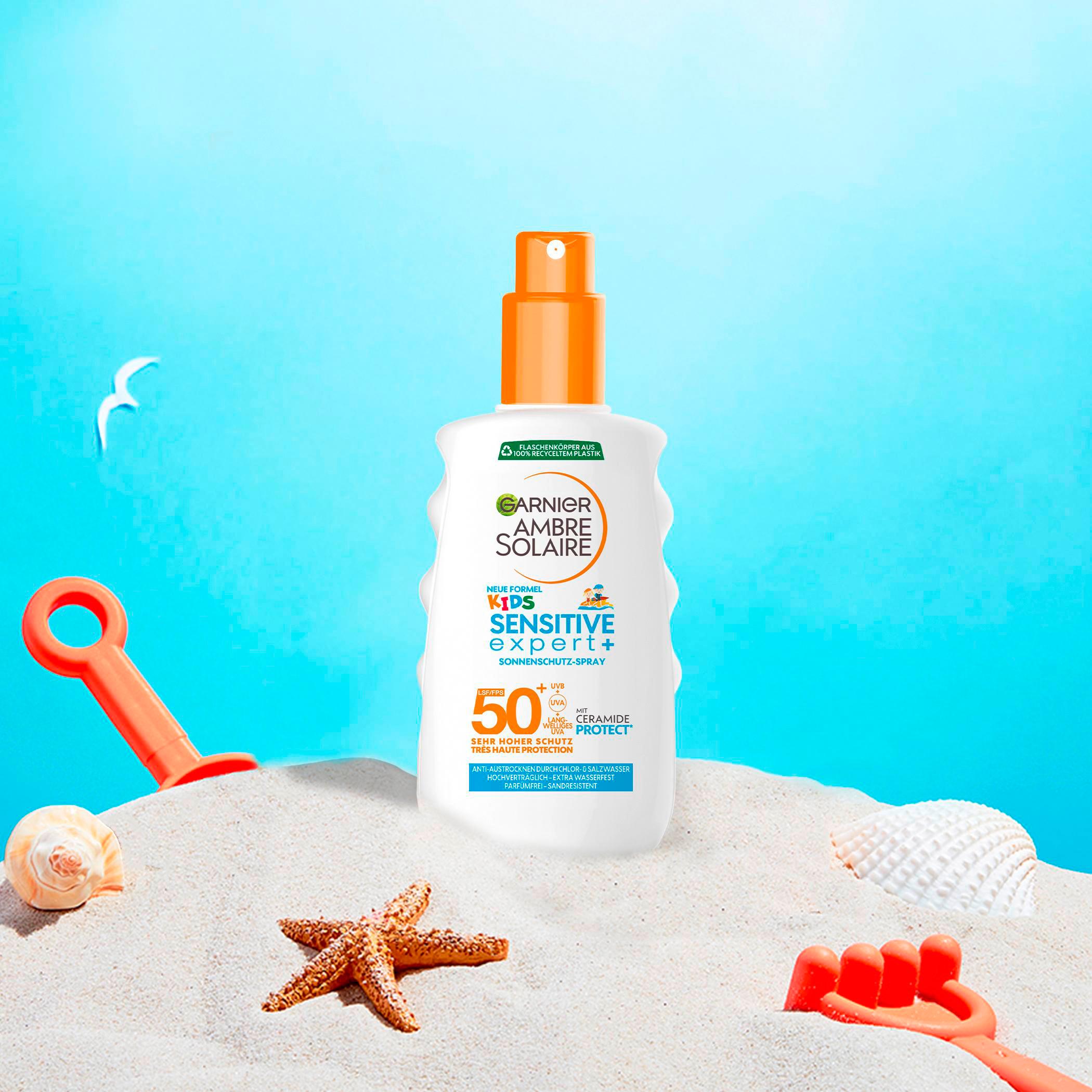 Produktbild Garnier Ambre Solaire Sensitive Kids Sonnenspray LSF50+ 8 von 8