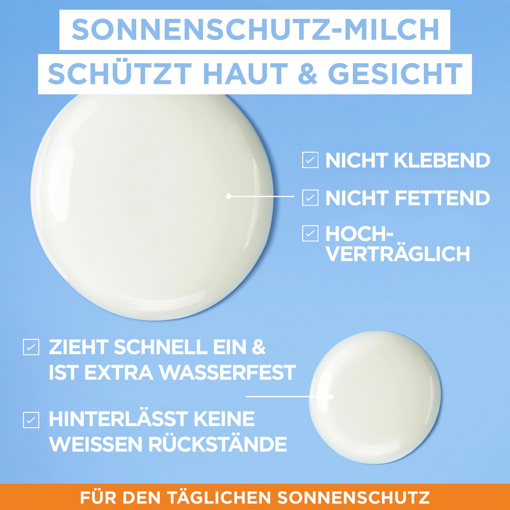 Produktbild Garnier Ambre Solaire Sonnenmilch Sensitiv LSF 50 + 5 von 10