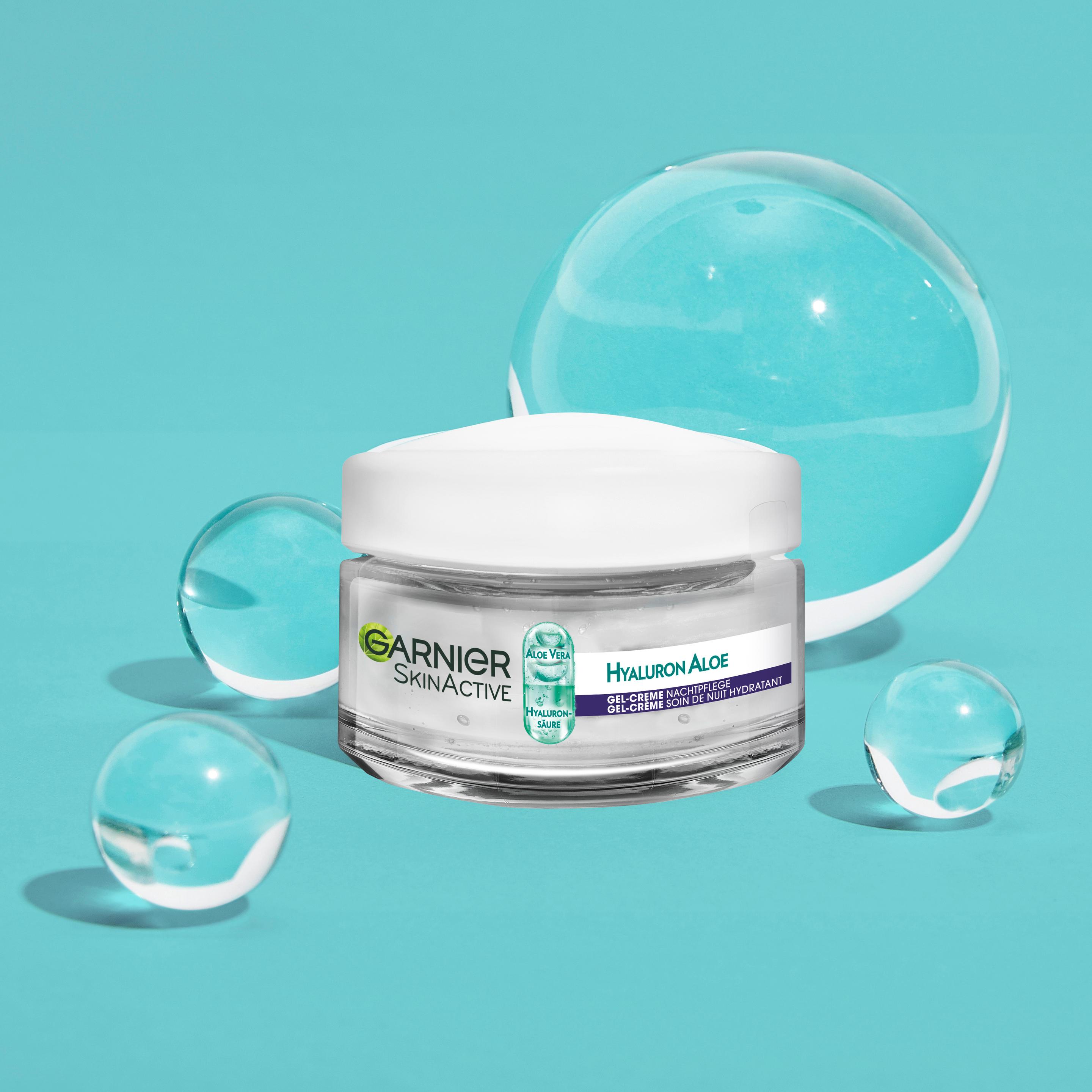 Produktbild Garnier Skin Active Hyaluron Aloe Nacht Gel Creme 9 von 14