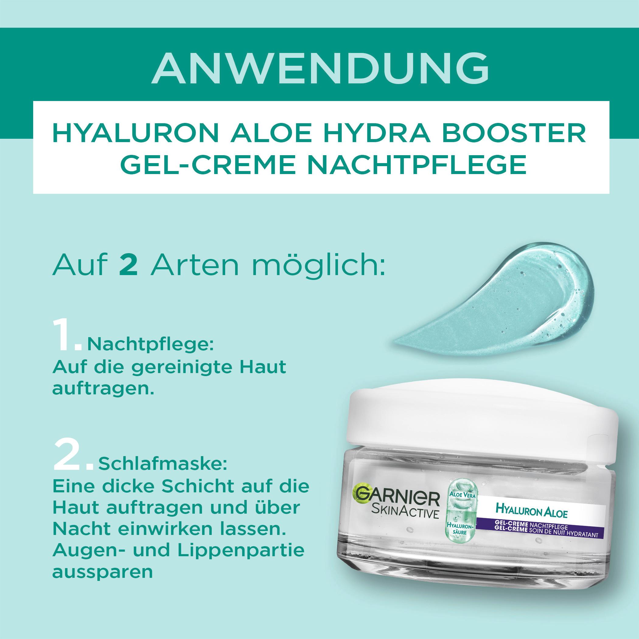 Produktbild Garnier Skin Active Hyaluron Aloe Nacht Gel Creme 12 von 14