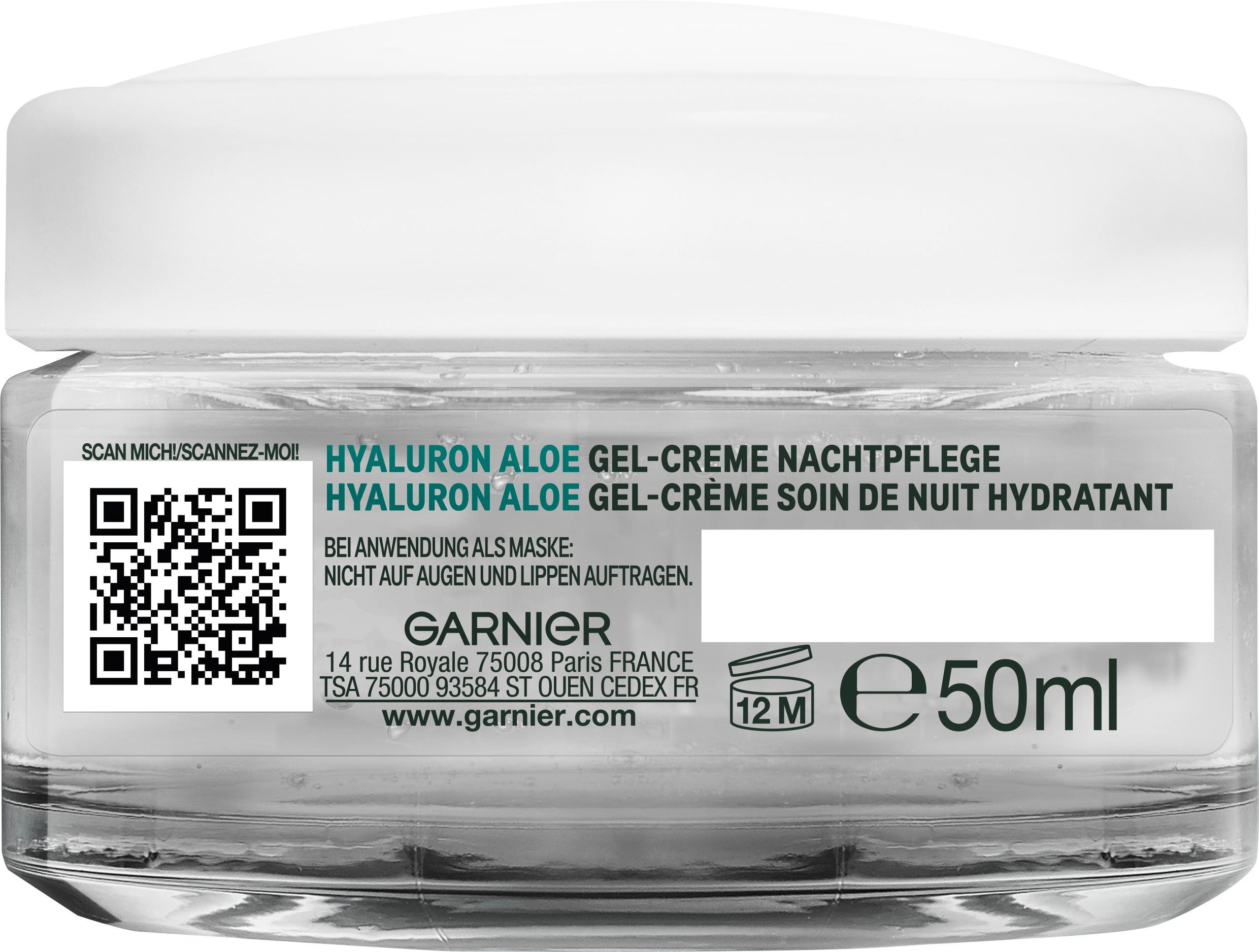 Produktbild Garnier Skin Active Hyaluron Aloe Nacht Gel Creme 4 von 14