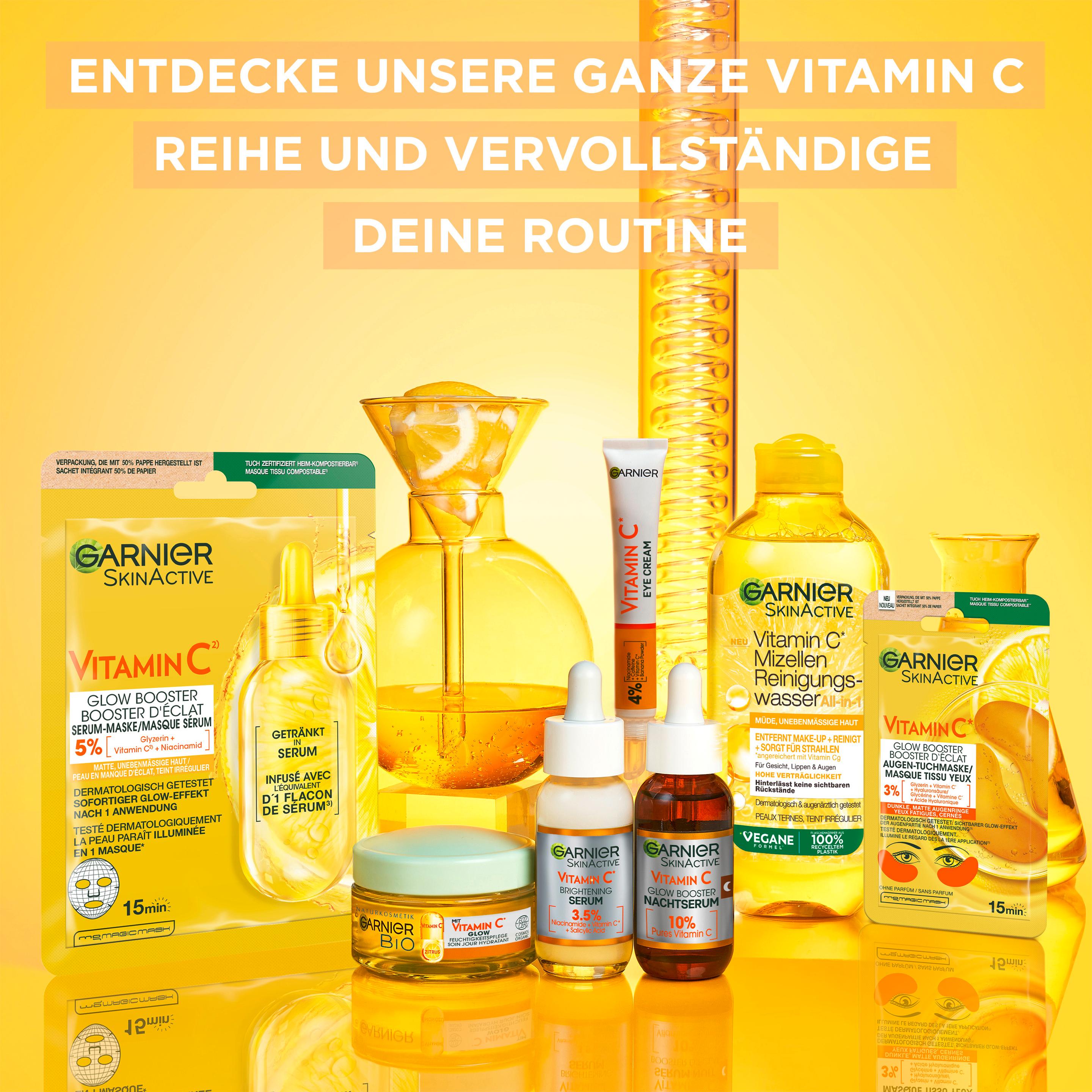 Produktbild Garnier SkinActive Vitamin C Glow Booster Augen-Tuchmaske 4 von 10
