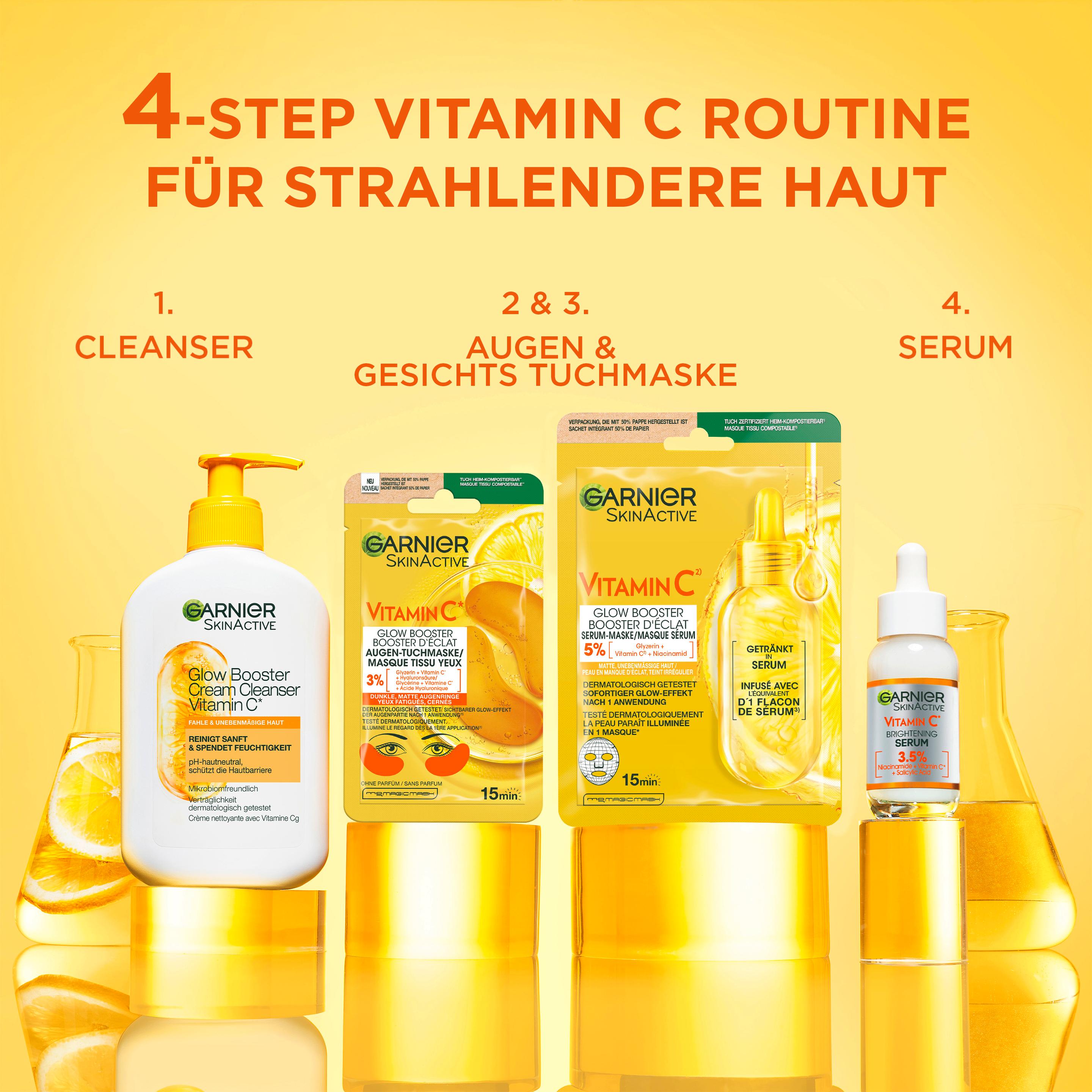 Produktbild Garnier SkinActive Vitamin C Glow Booster Augen-Tuchmaske 8 von 10