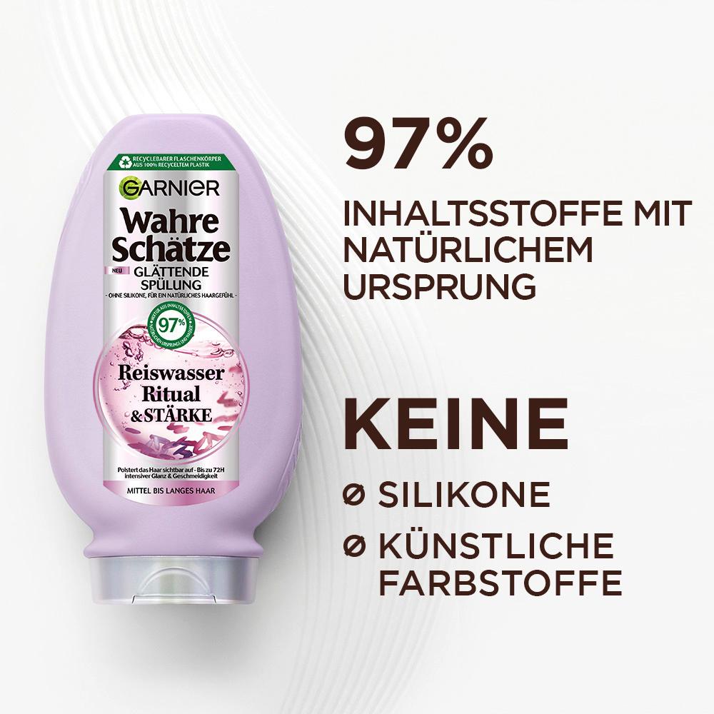 Produktbild Garnier Wahre Schätze Glättende Spülung Reiswasser Ritual&Stärke 4 von 6