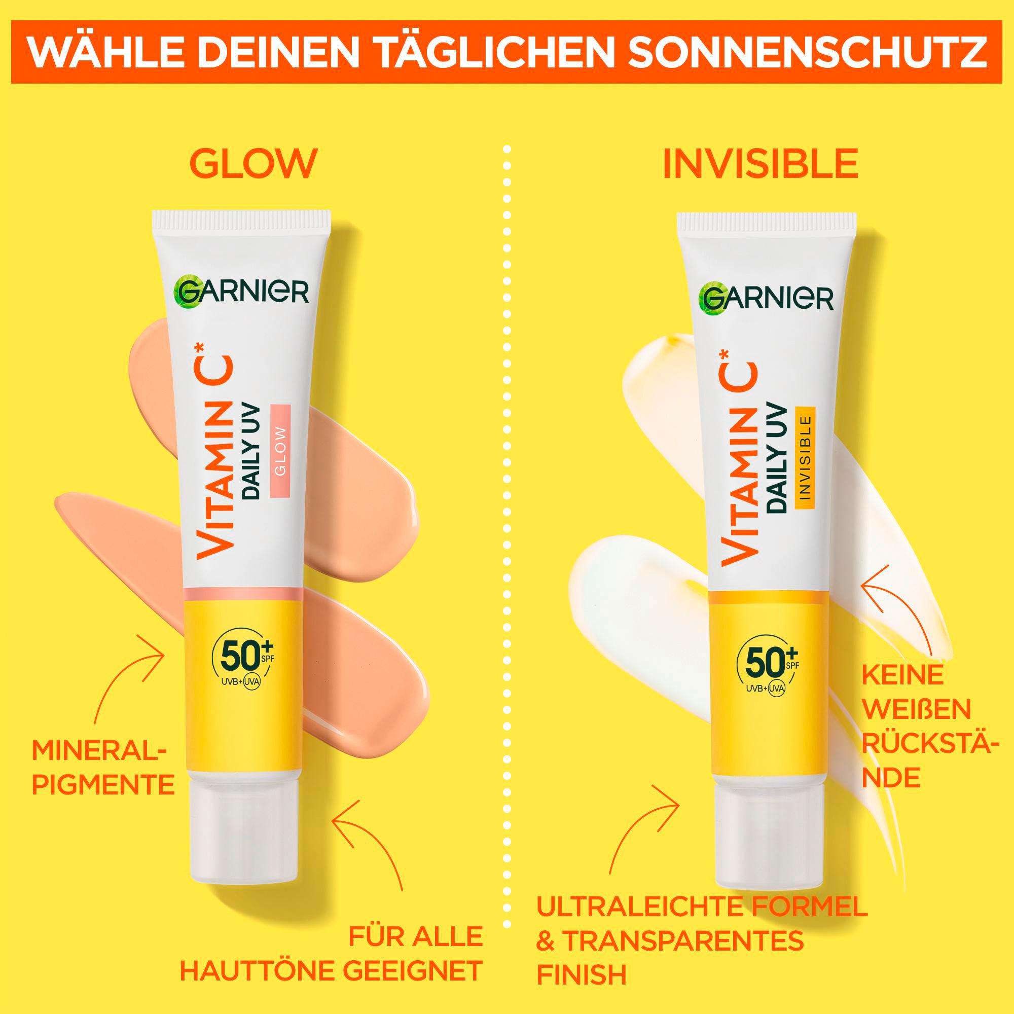 Produktbild Garnier SkinActive Vitamin C Tägliches Sonnenfluid Glow LSF 50+ 6 von 16