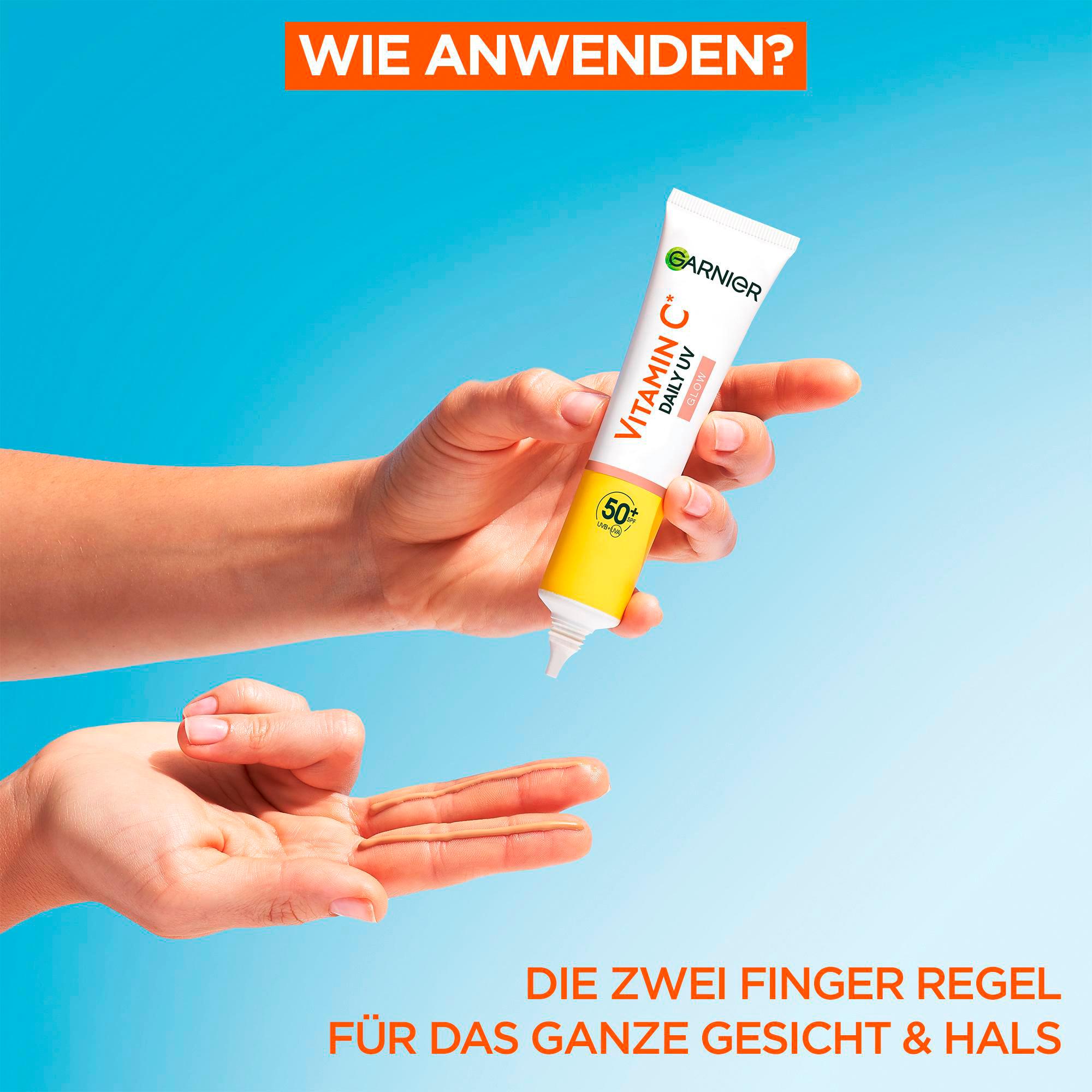 Produktbild Garnier SkinActive Vitamin C Tägliches Sonnenfluid Glow LSF 50+ 9 von 16
