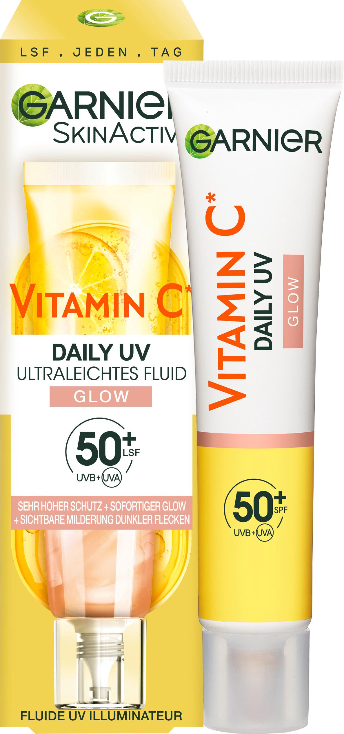 Produktbild Garnier SkinActive Vitamin C Tägliches Sonnenfluid Glow LSF 50+ 8 von 16