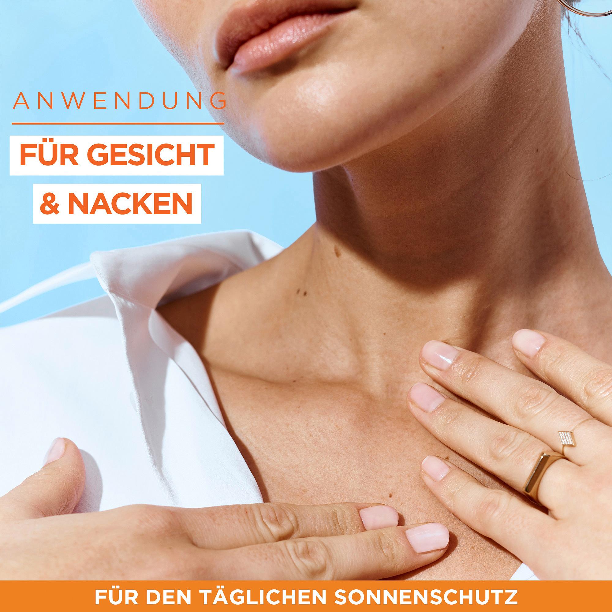 Produktbild Garnier Ambre Solaire super UV Niacinamid Sonnenschutzfluid LSF 50+ 10 von 15