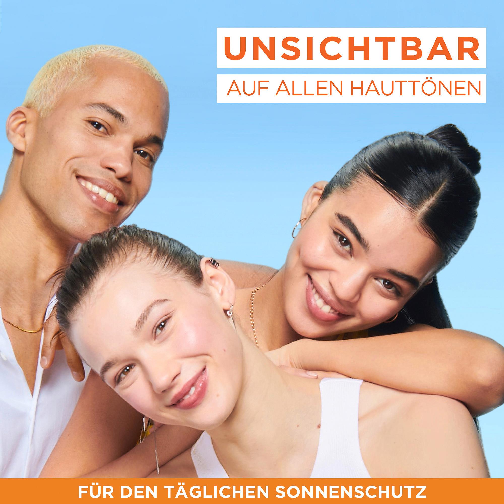Produktbild Garnier Ambre Solaire super UV Niacinamid Sonnenschutzfluid LSF 50+ 9 von 15