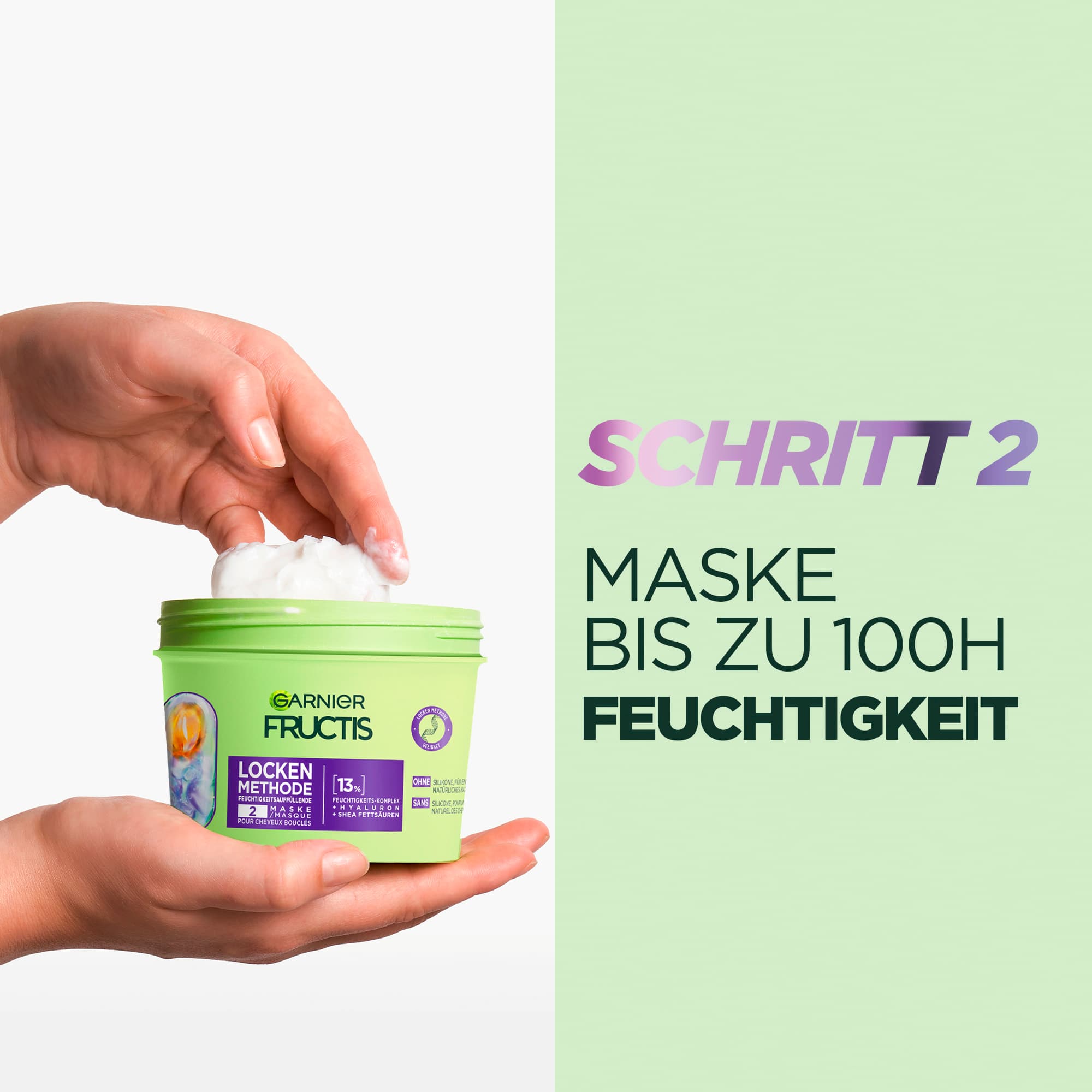 Produktbild Garnier Fructis Locken Methode Maske 4 von 8