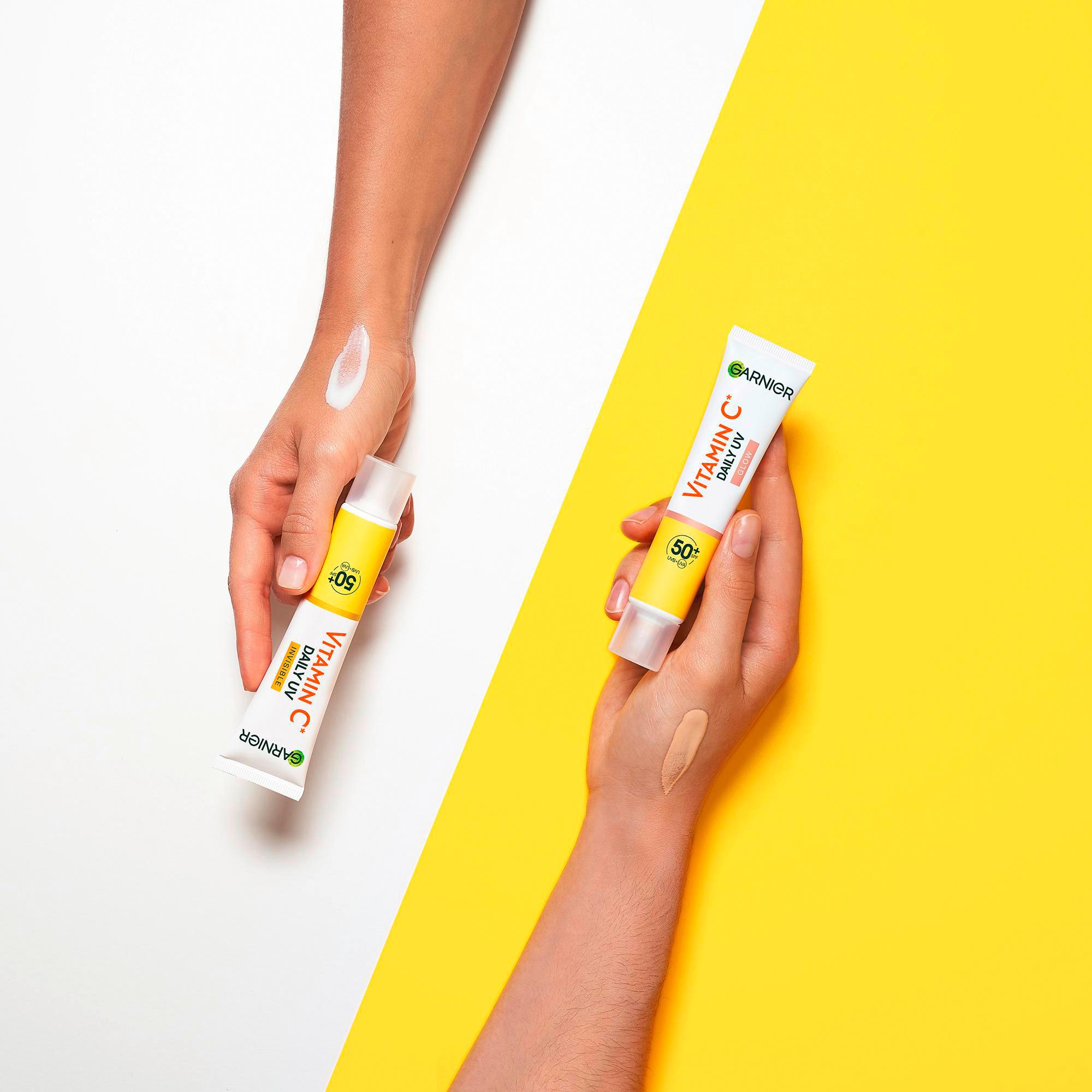 Produktbild Garnier SkinActive Vitamin C Tägliches Sonnenfluid Invisible LSF 50+ 10 von 15