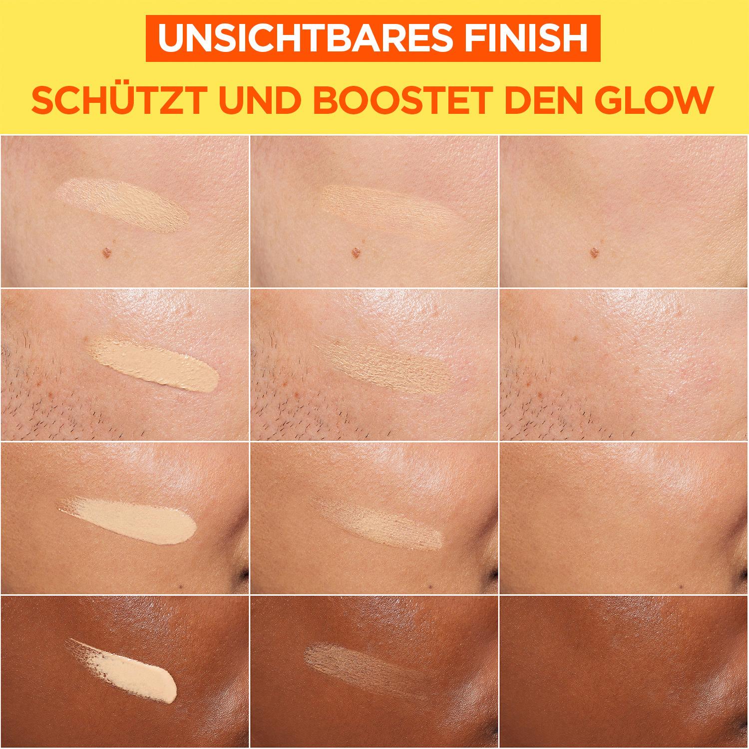 Produktbild Garnier SkinActive Vitamin C Tägliches Sonnenfluid Invisible LSF 50+ 5 von 15
