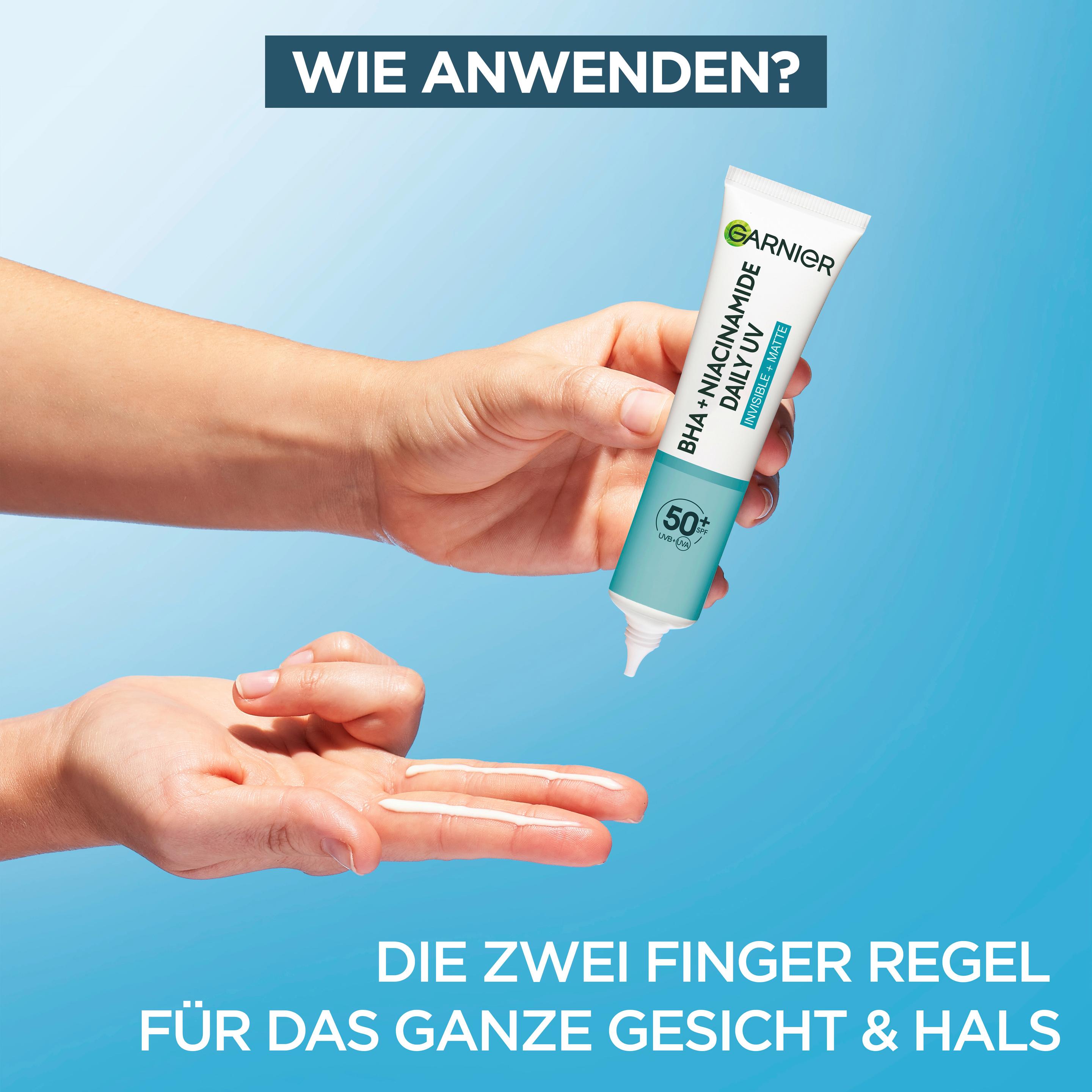 Produktbild Garnier BHA+Niacinamide Daily UV Sonnenschutz 8 von 16