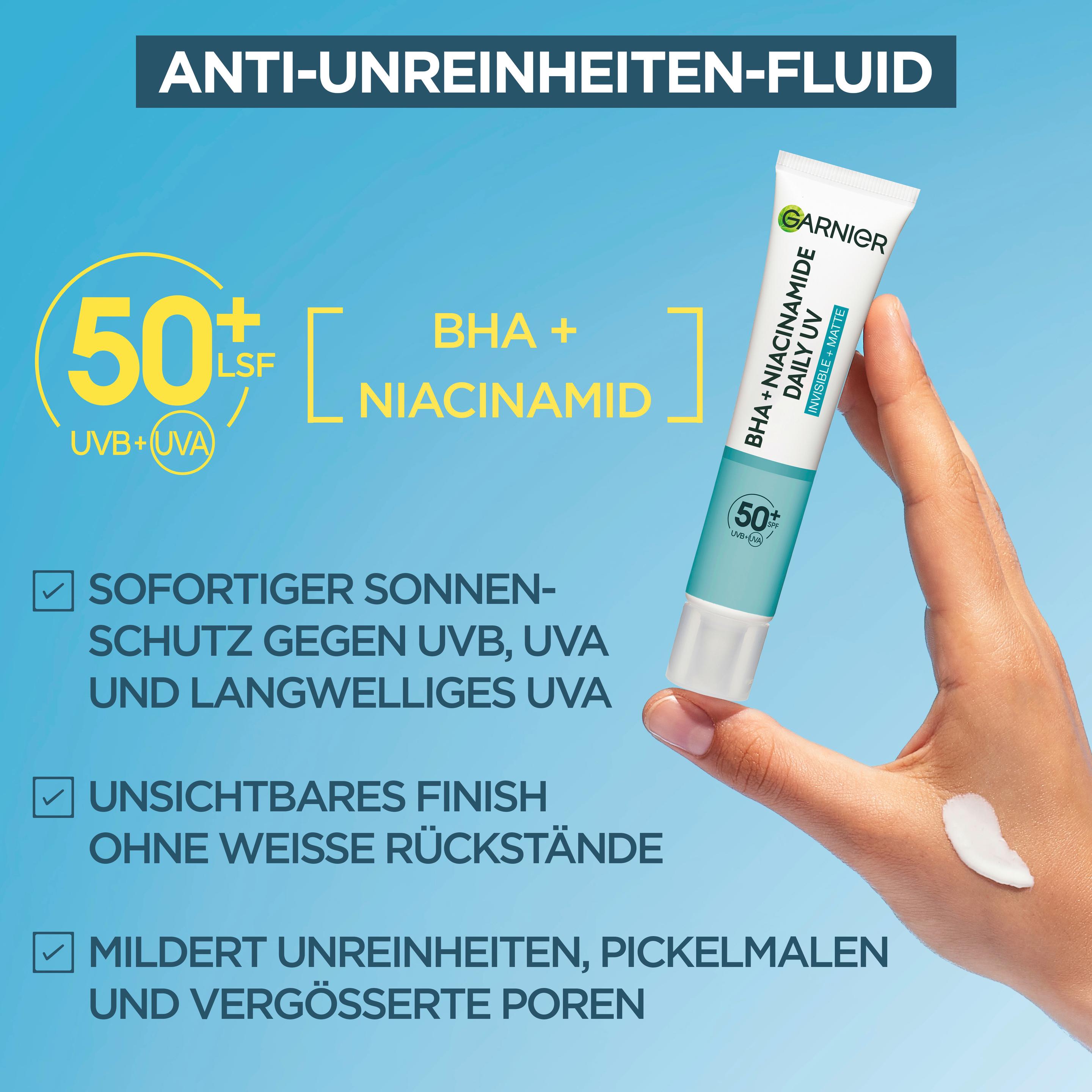 Produktbild Garnier BHA+Niacinamide Daily UV Sonnenschutz 9 von 16