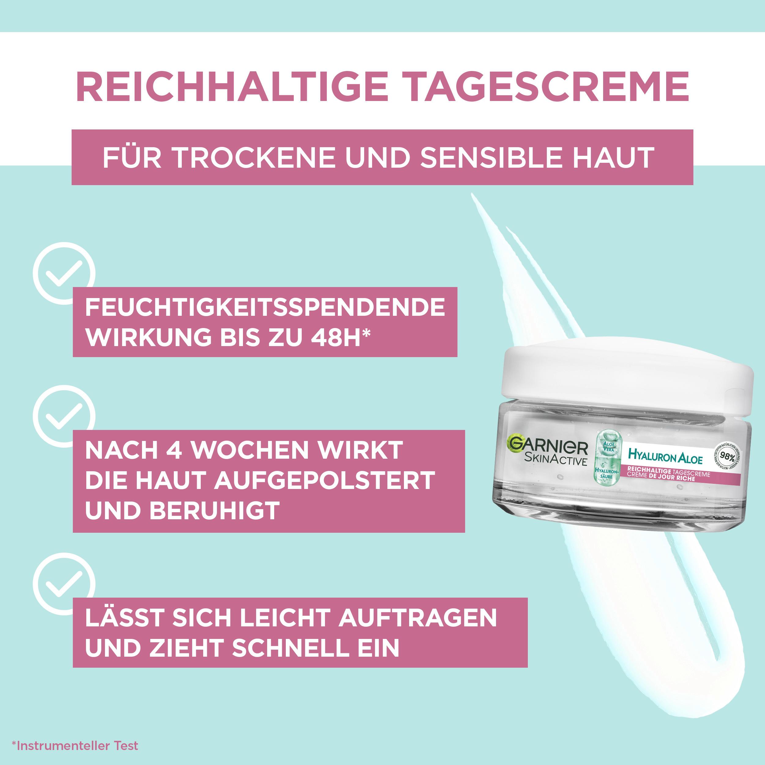 Produktbild Garnier SkinActive Tagescreme Hyaluron Aloe 9 von 11