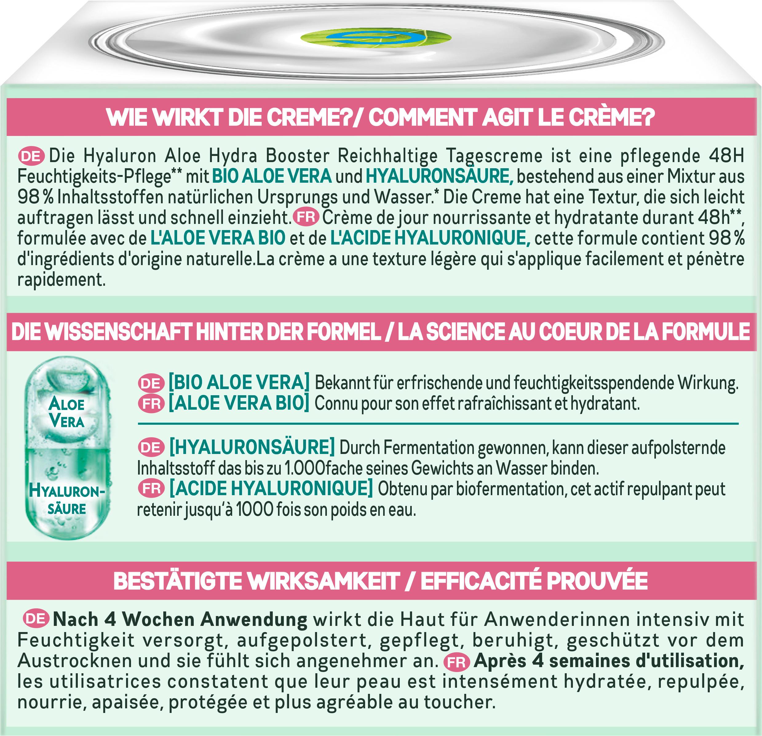Produktbild Garnier SkinActive Tagescreme Hyaluron Aloe 3 von 11