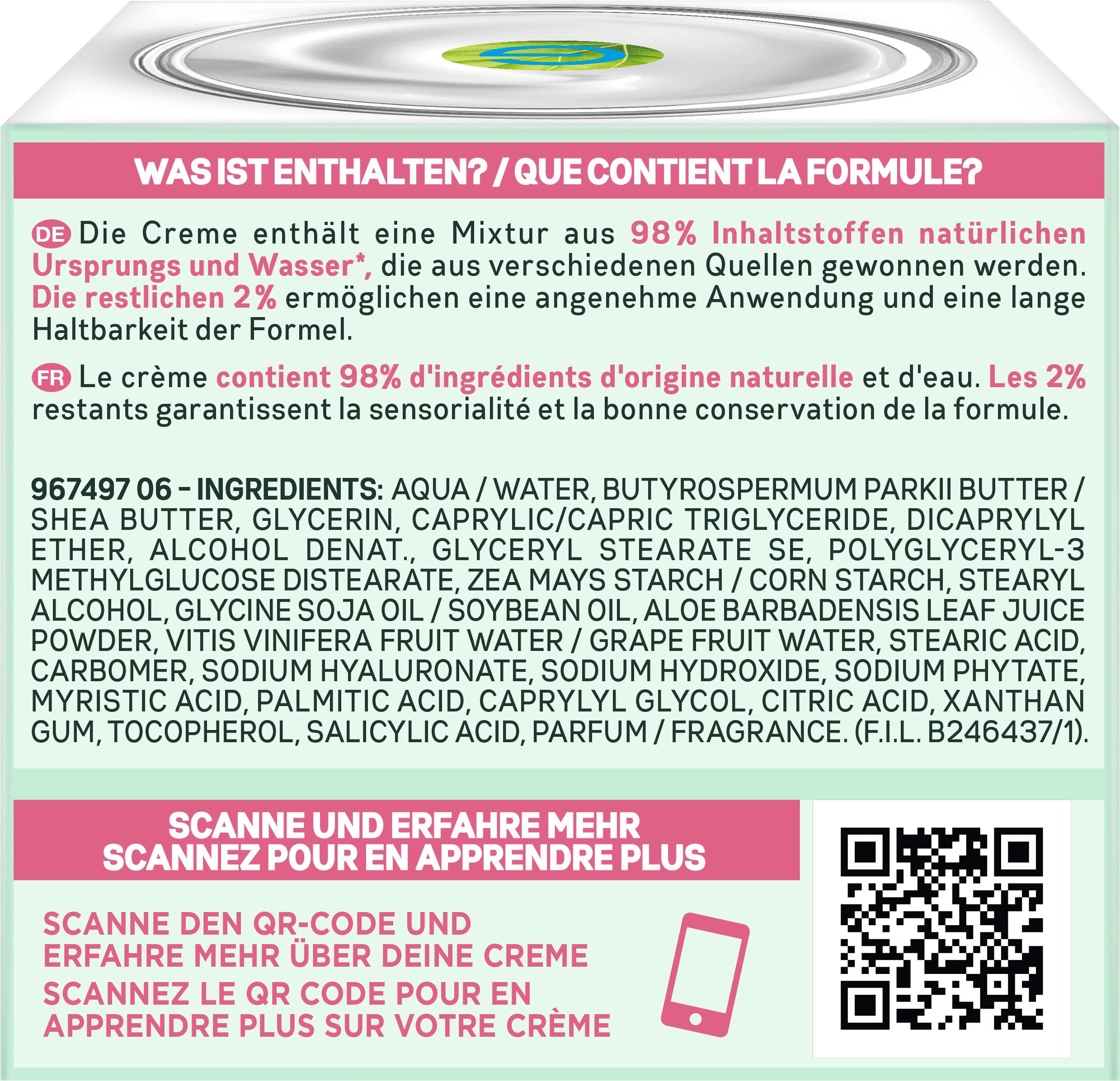 Produktbild Garnier SkinActive Tagescreme Hyaluron Aloe 2 von 11