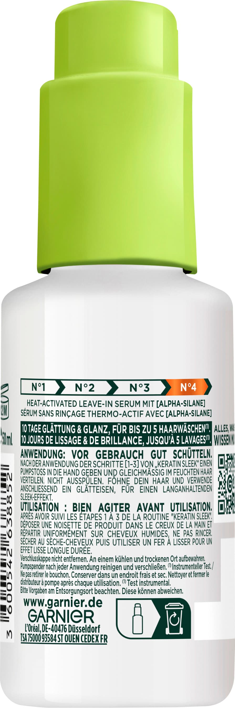 Produktbild Garnier Fructis Sleek & Stay Heat-Activated Serum 2 von 6