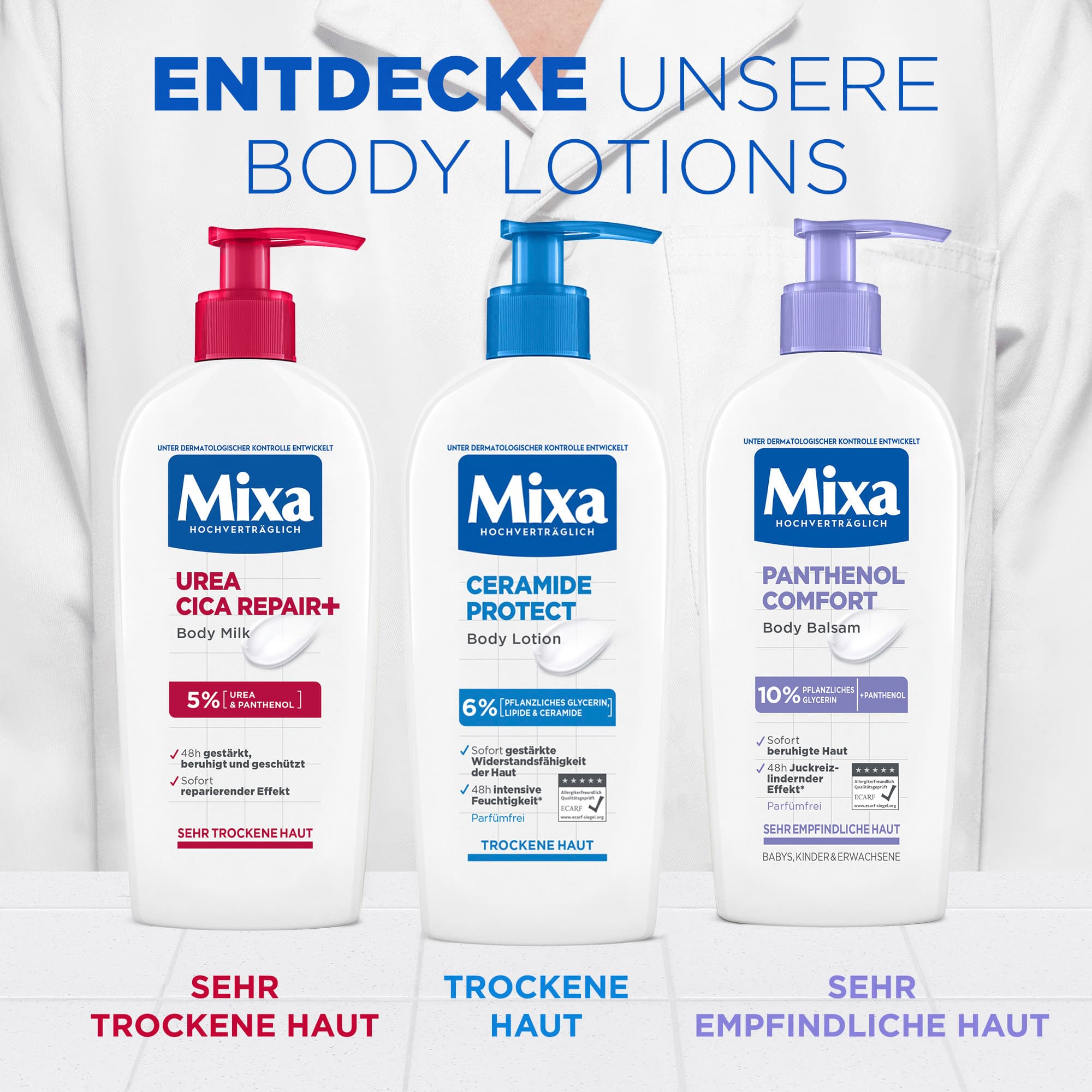 Produktbild Mixa Ceramide Protect Body Lotion 3 von 11