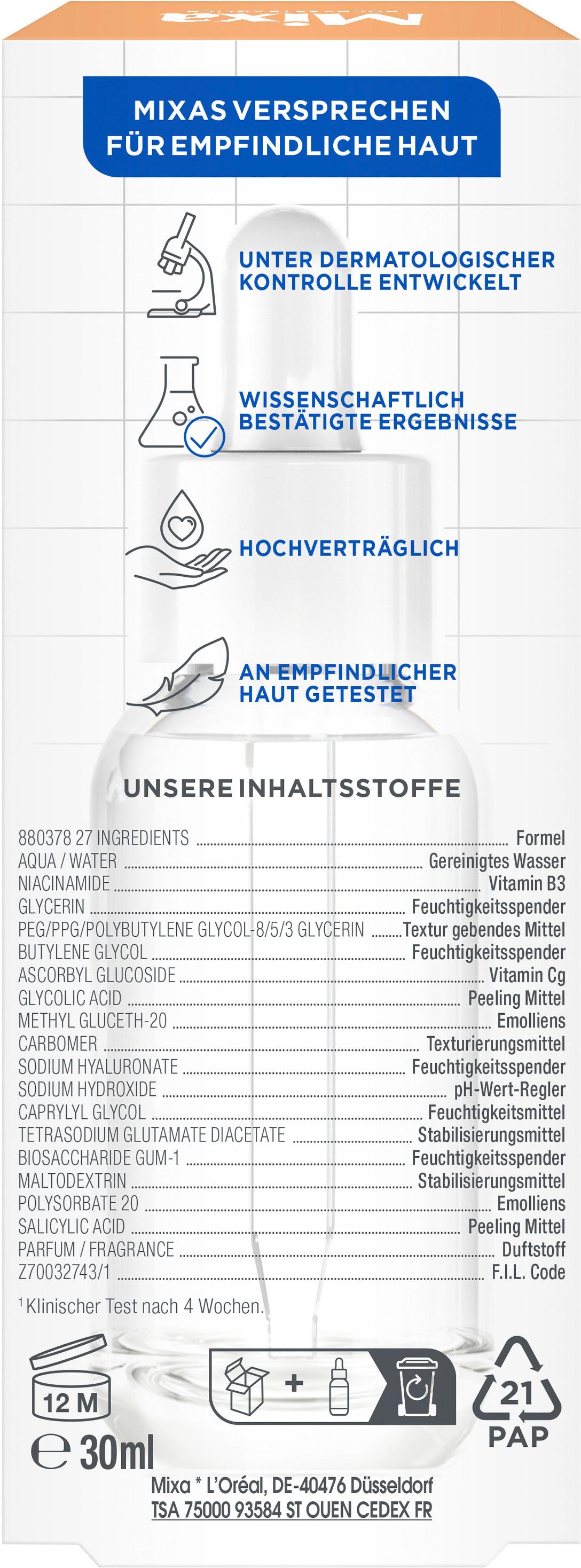 Produktbild Mixa Anti-Pigmentflecken Serum mit Vitamin  C + Glykolsäure 2 von 13